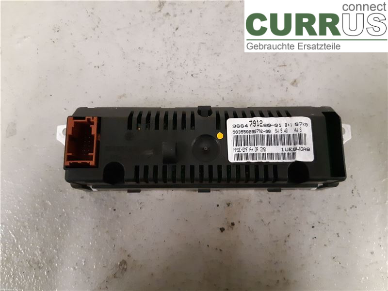PEUGEOT 207 Kontrolskærm 9822637880 8FS