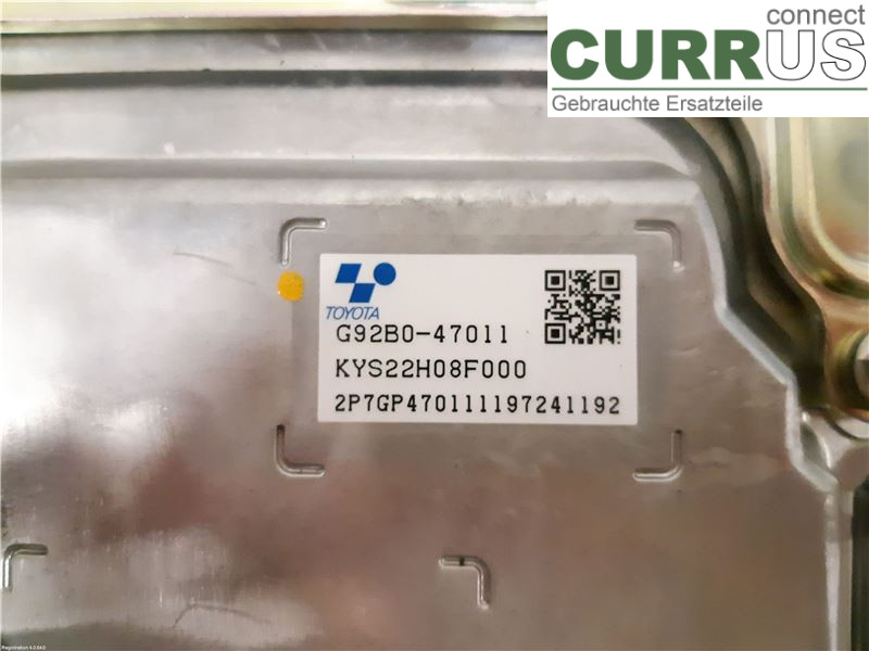 LEXUS UX  19- Converter / inverter - electric G92B0-47011 M20A-FXS