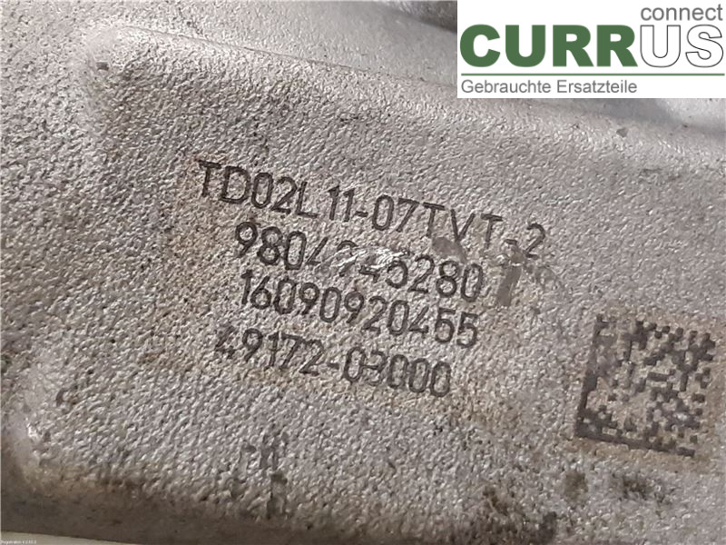 CITROEN BERLINGO  08-18 Turbo charger 9804945280 BHY