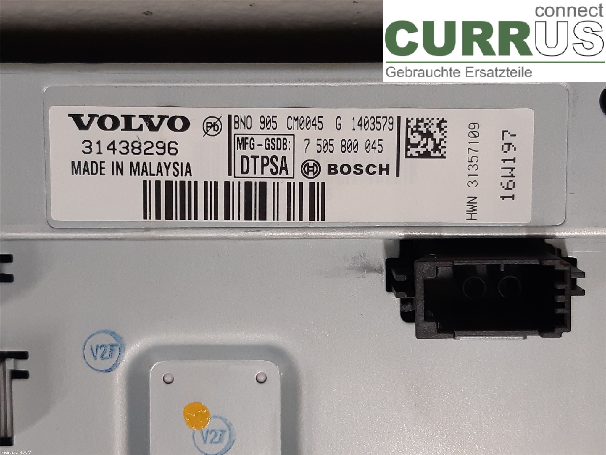 VOLVO V40  12-19 car-part-types.display 36001984 B4204T38