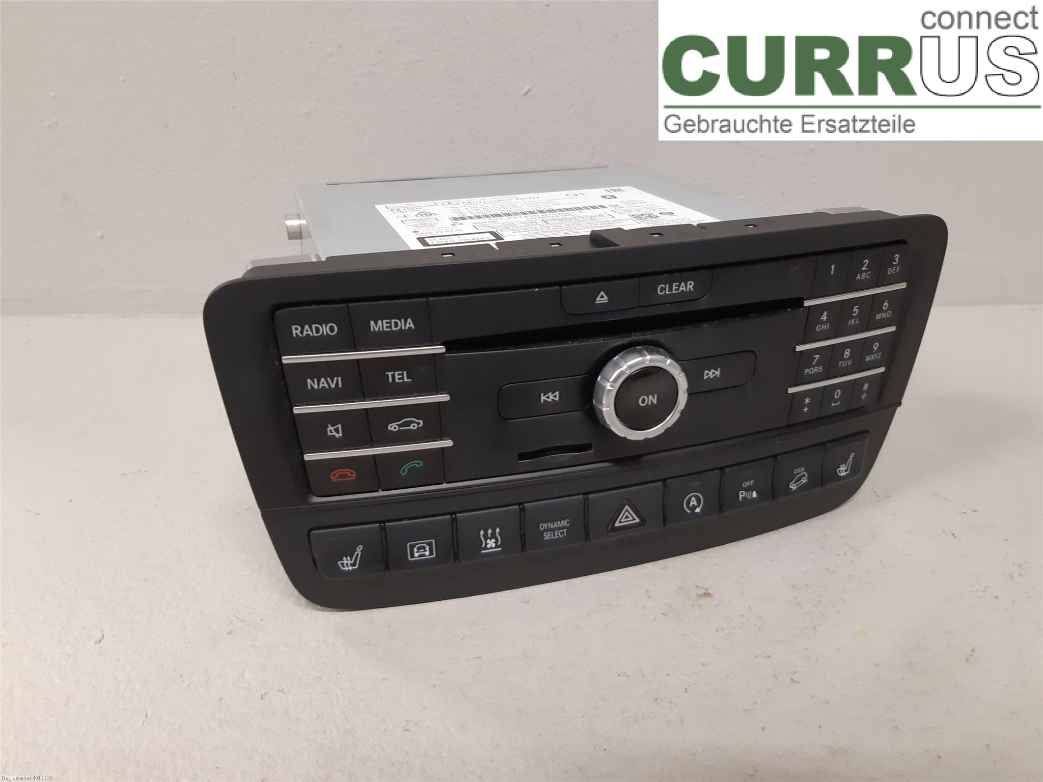 MB GLA-KLASS (X156) 13-20 Radio CD / Multimedia panel A2469002617 OM651.930