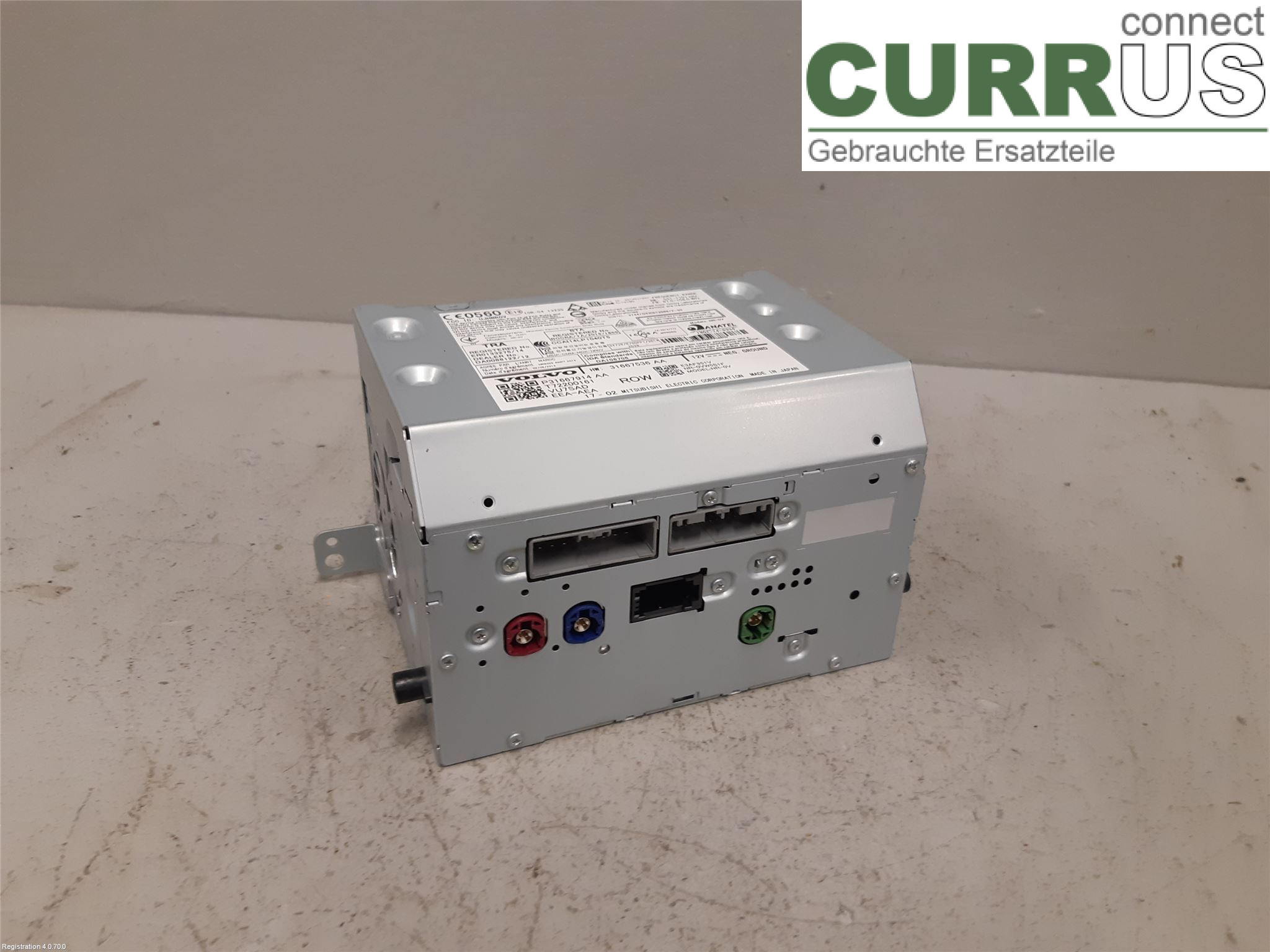 VOLVO V90  17- Radio CD / Multimedia panel 36003119 D4204T9