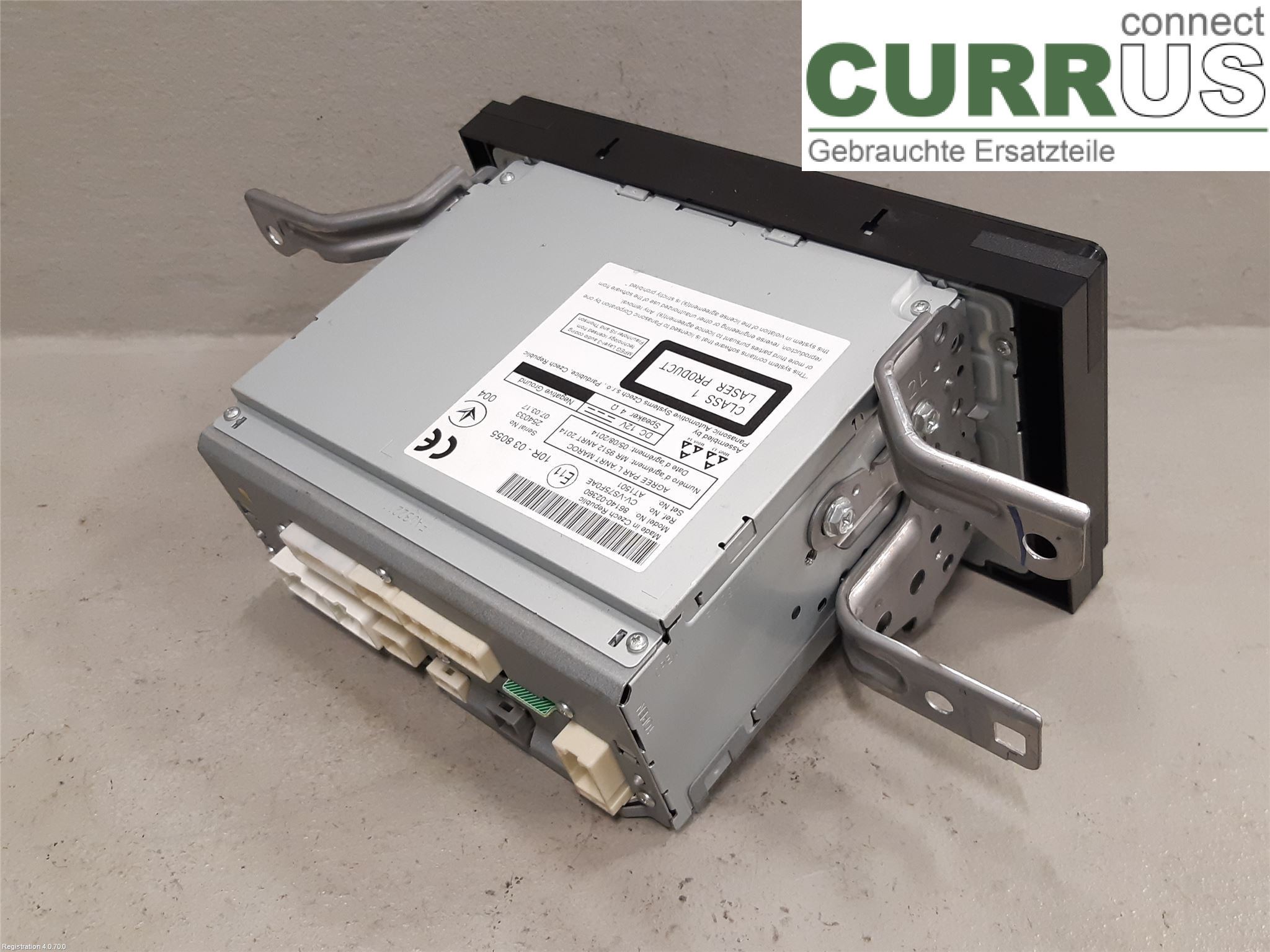 TOYOTA AURIS      13-19 Radio CD / Multimedia panel 86140-02360 2ZR-FXE
