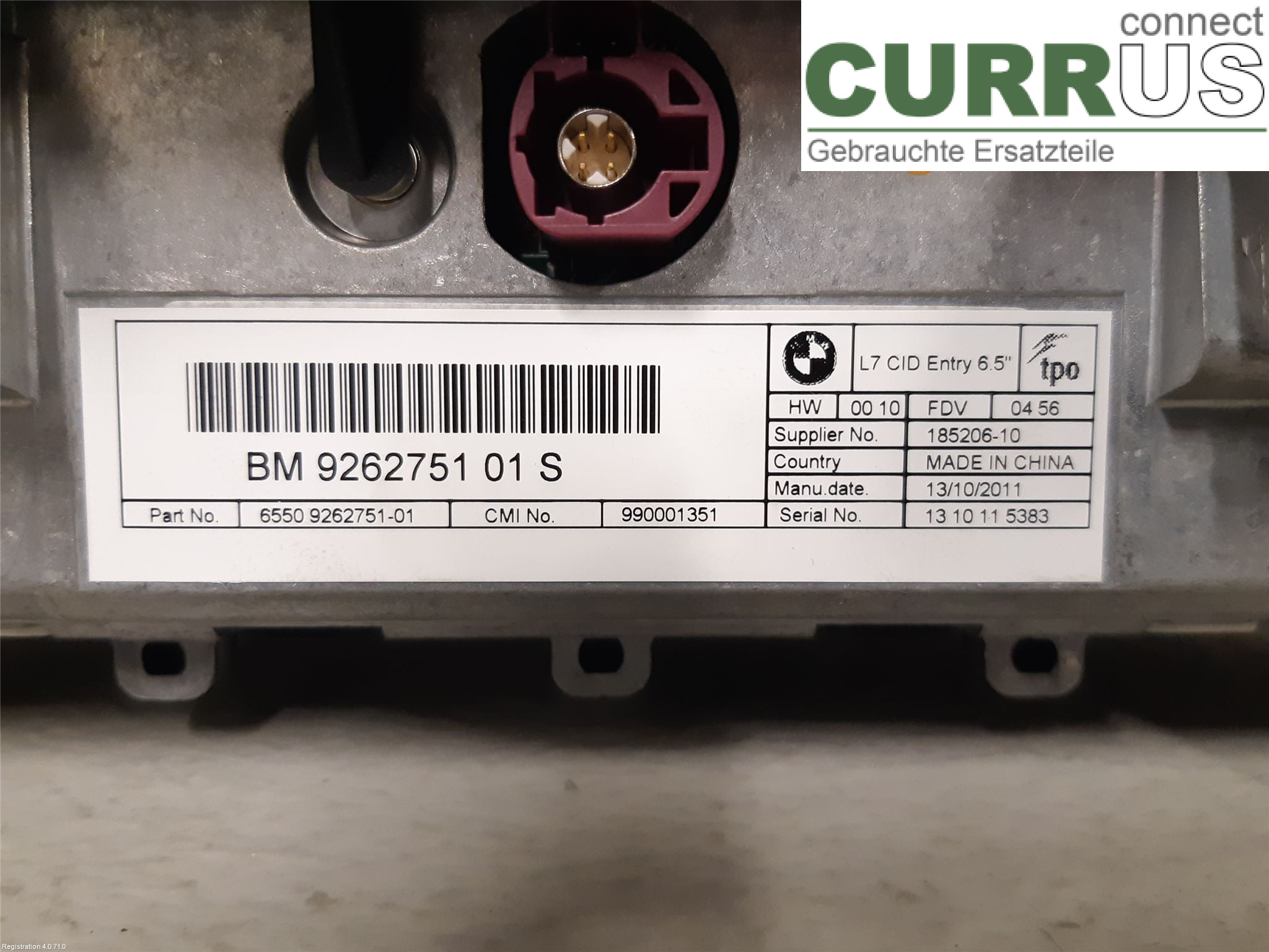 BMW 1 F20/F21   11-19 car-part-types.display 65 50 9 270 391 N13-B16A