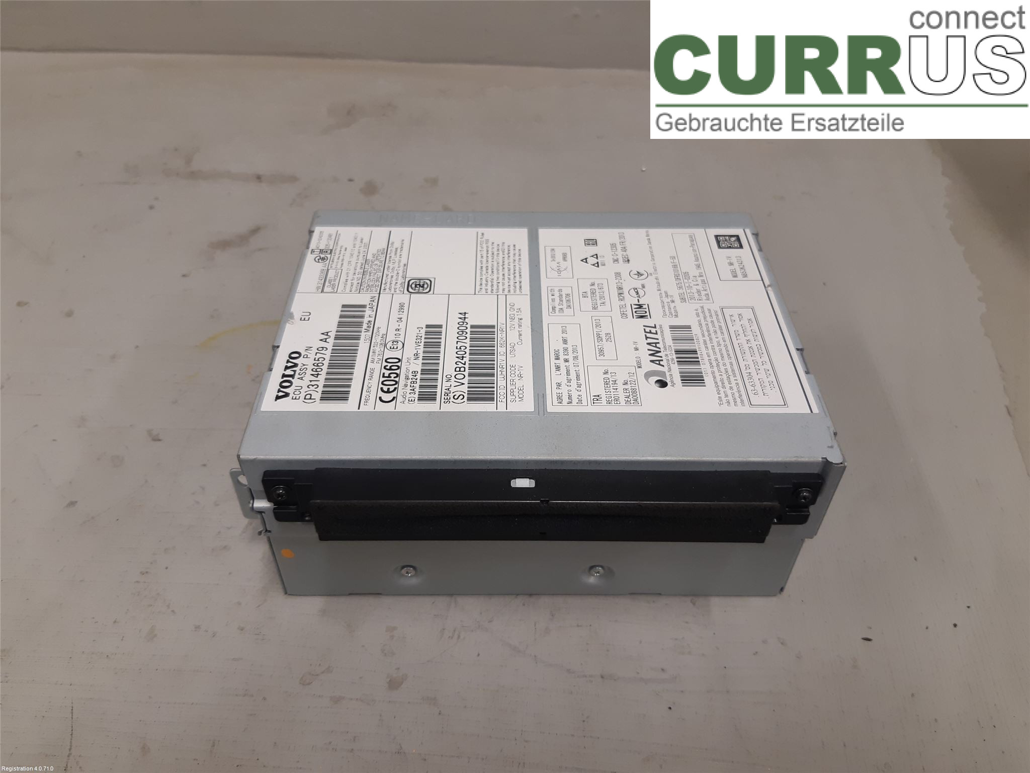 VOLVO XC60  14-17 Radio CD /Multimediapanel 36050605 D5244T21