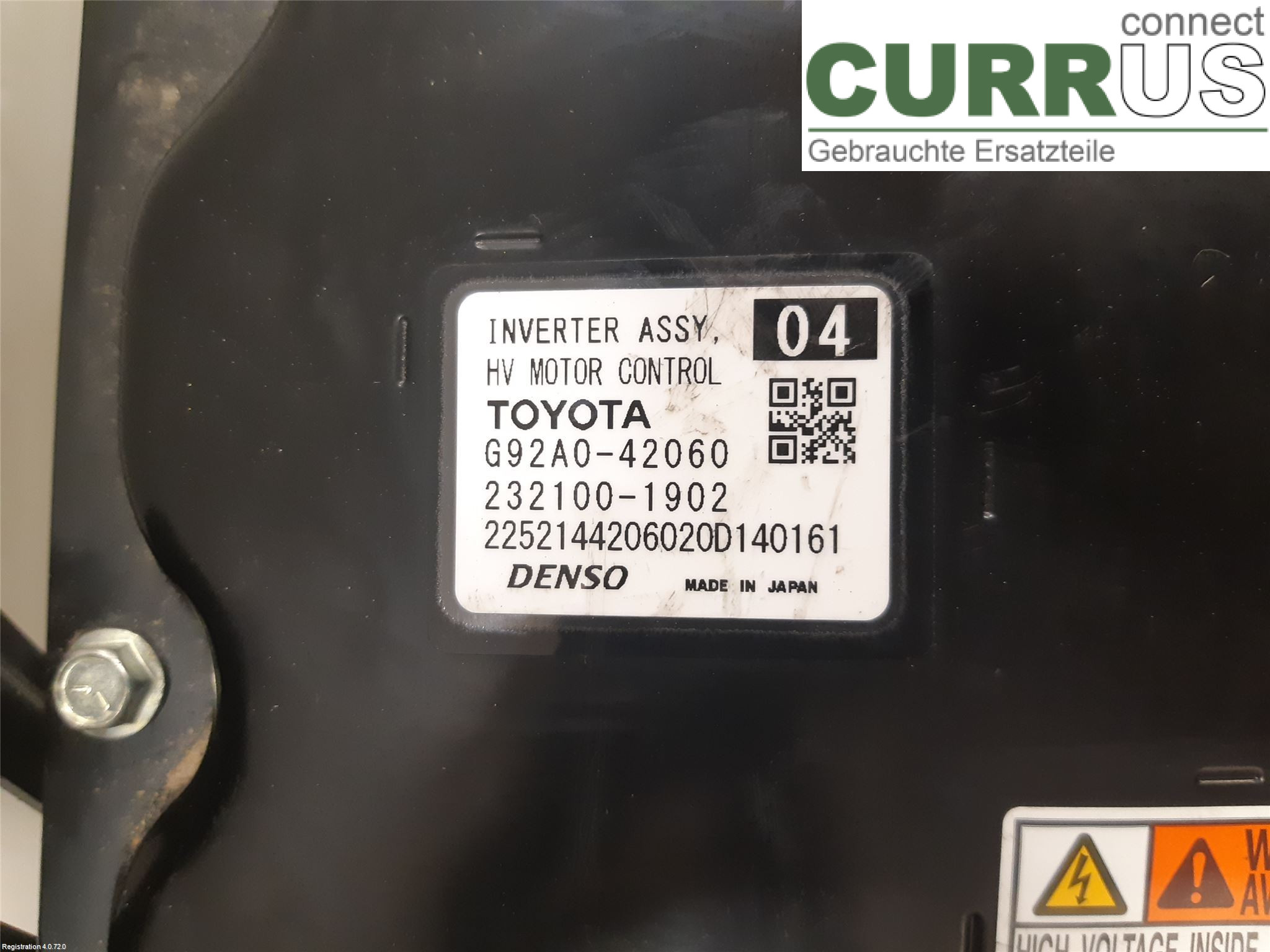 TOYOTA RAV4  19- Converter / inverter - electric G92A0-42070 A25A-FXS
