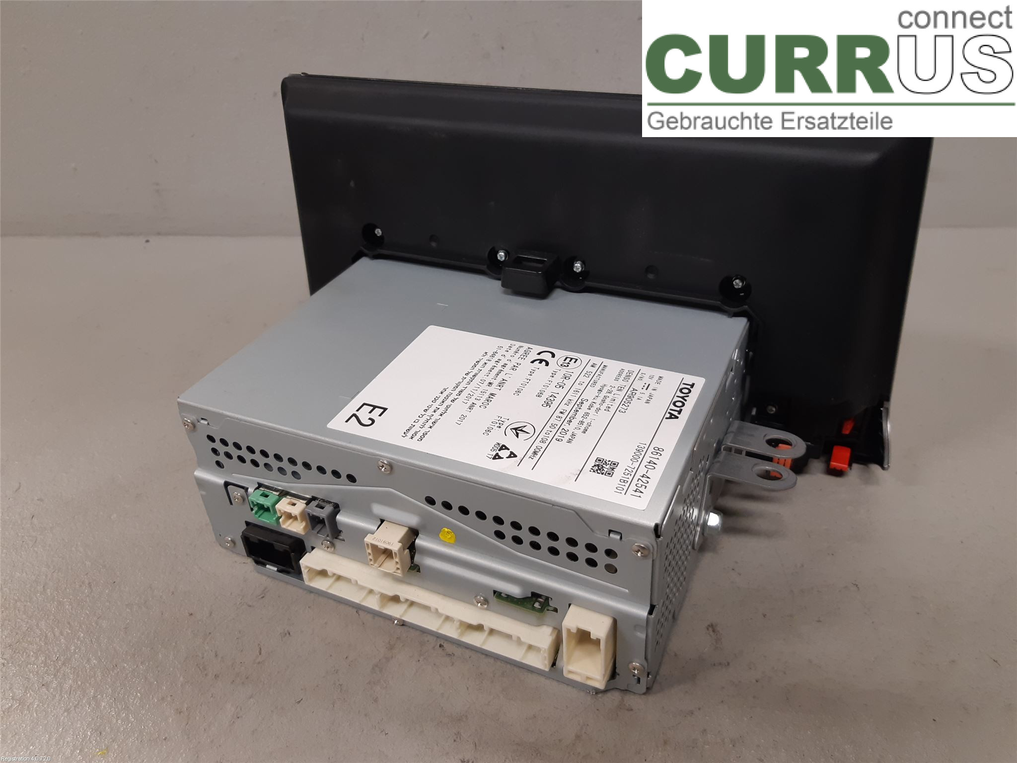 TOYOTA RAV4  19- Radio CD / Multimedia panel 86140-42541 A25A-FXS