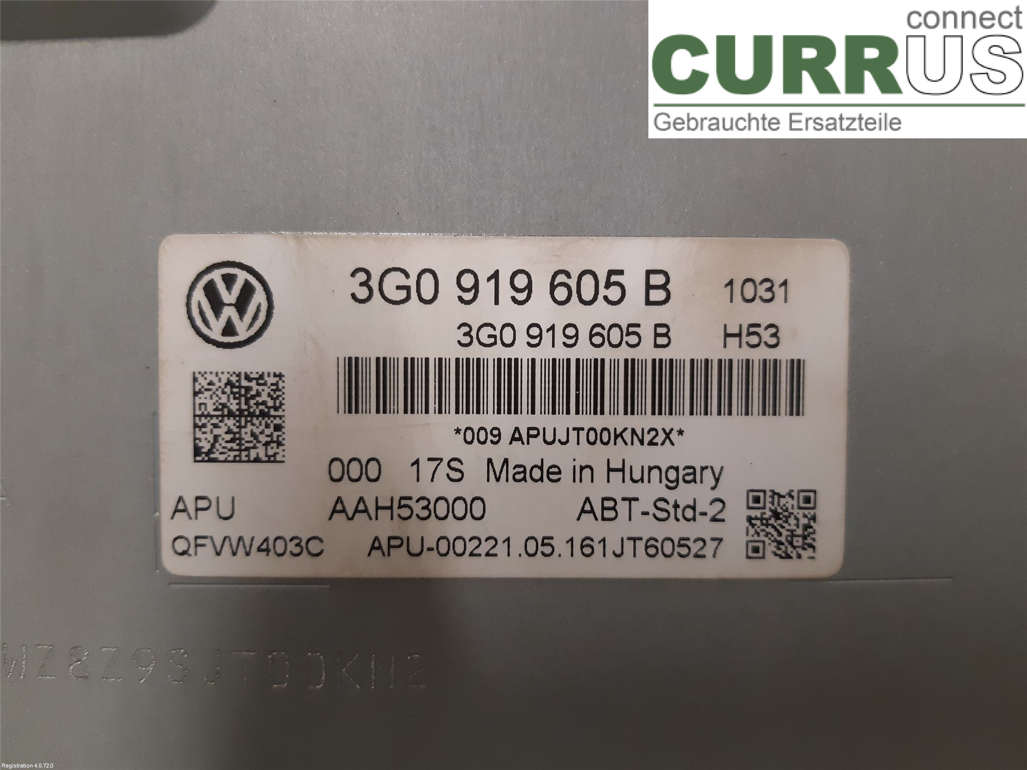 VW GOLF / E-GOLF VII   13-20 Radio CD / Multimedia panel 3G0919605B CUNA