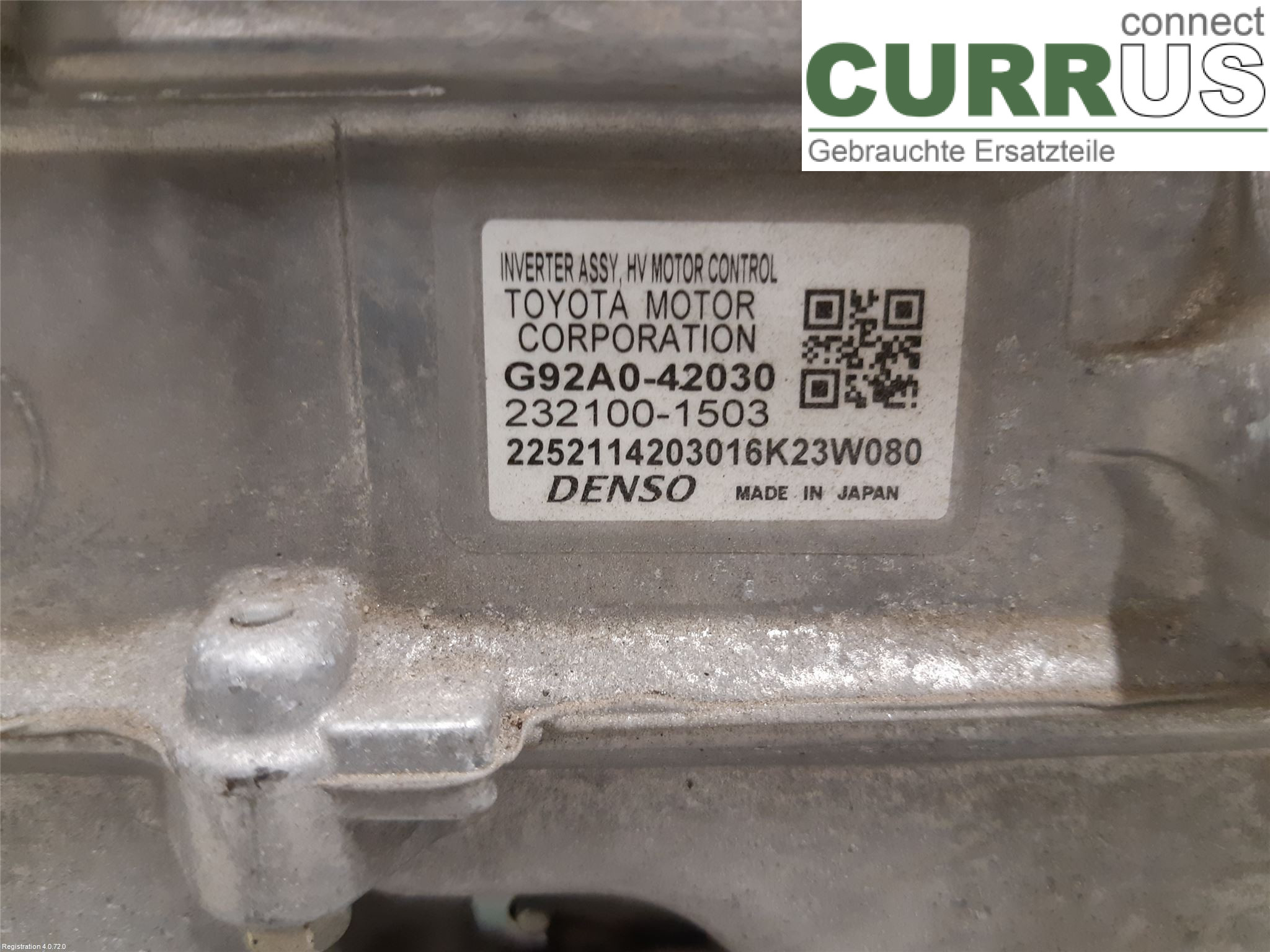 TOYOTA RAV4  13-18 Converter / inverter - electric G92A0-42050 2AR-FXE