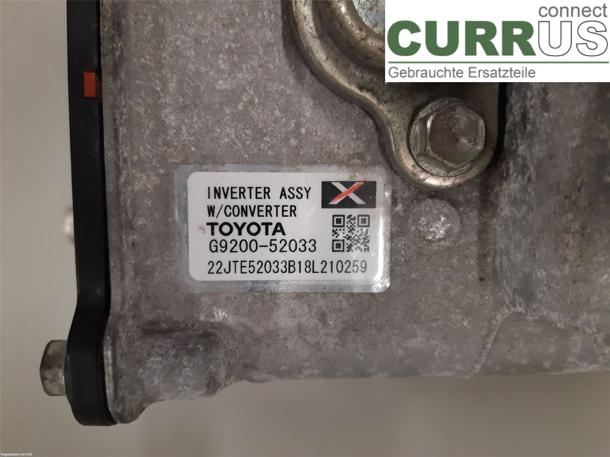 TOYOTA YARIS  15-20 Converter / inverter - electric G9200-59047 1NZ-FXE