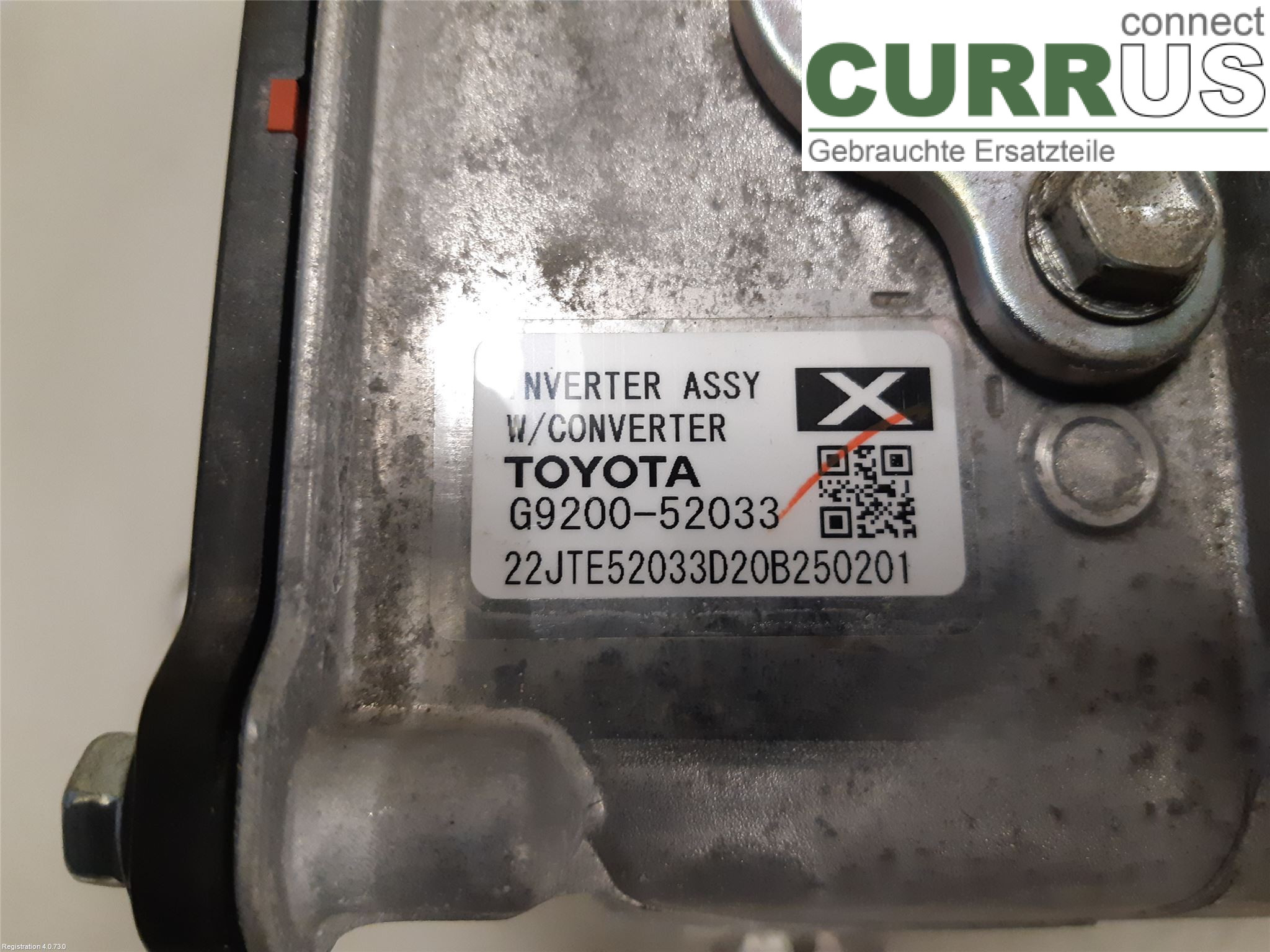 TOYOTA YARIS  15-20 Converter / inverter - electric G920059047 1NZ-FXE