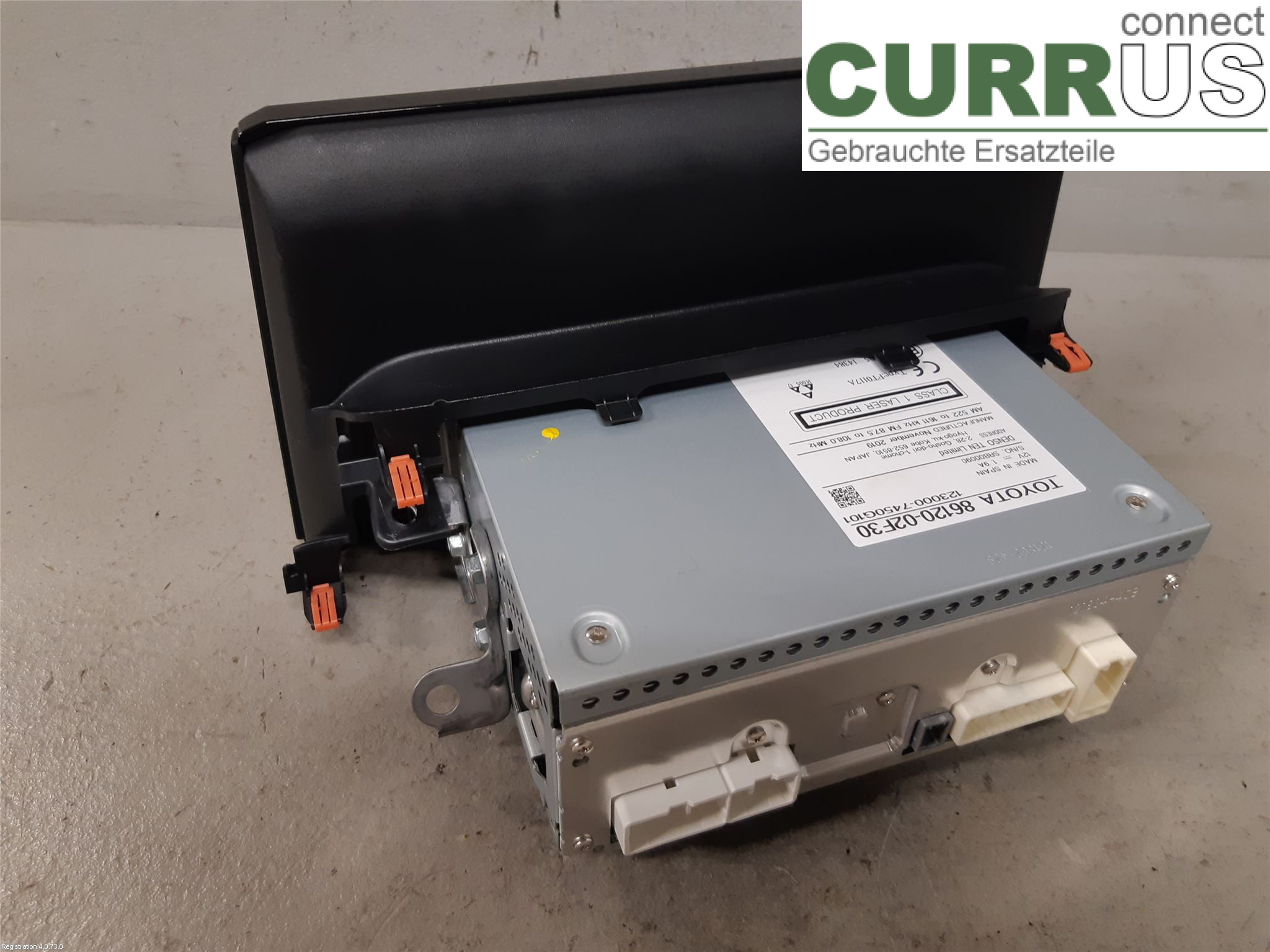 TOYOTA COROLLA 19- Radio CD / Multimedia panel 86120-02F30 2ZR-FXE