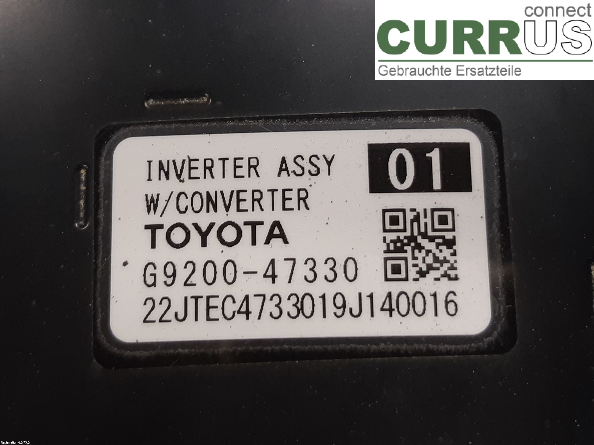 TOYOTA COROLLA 19- Converter / inverter - electric G9200-49135 2ZR-FXE