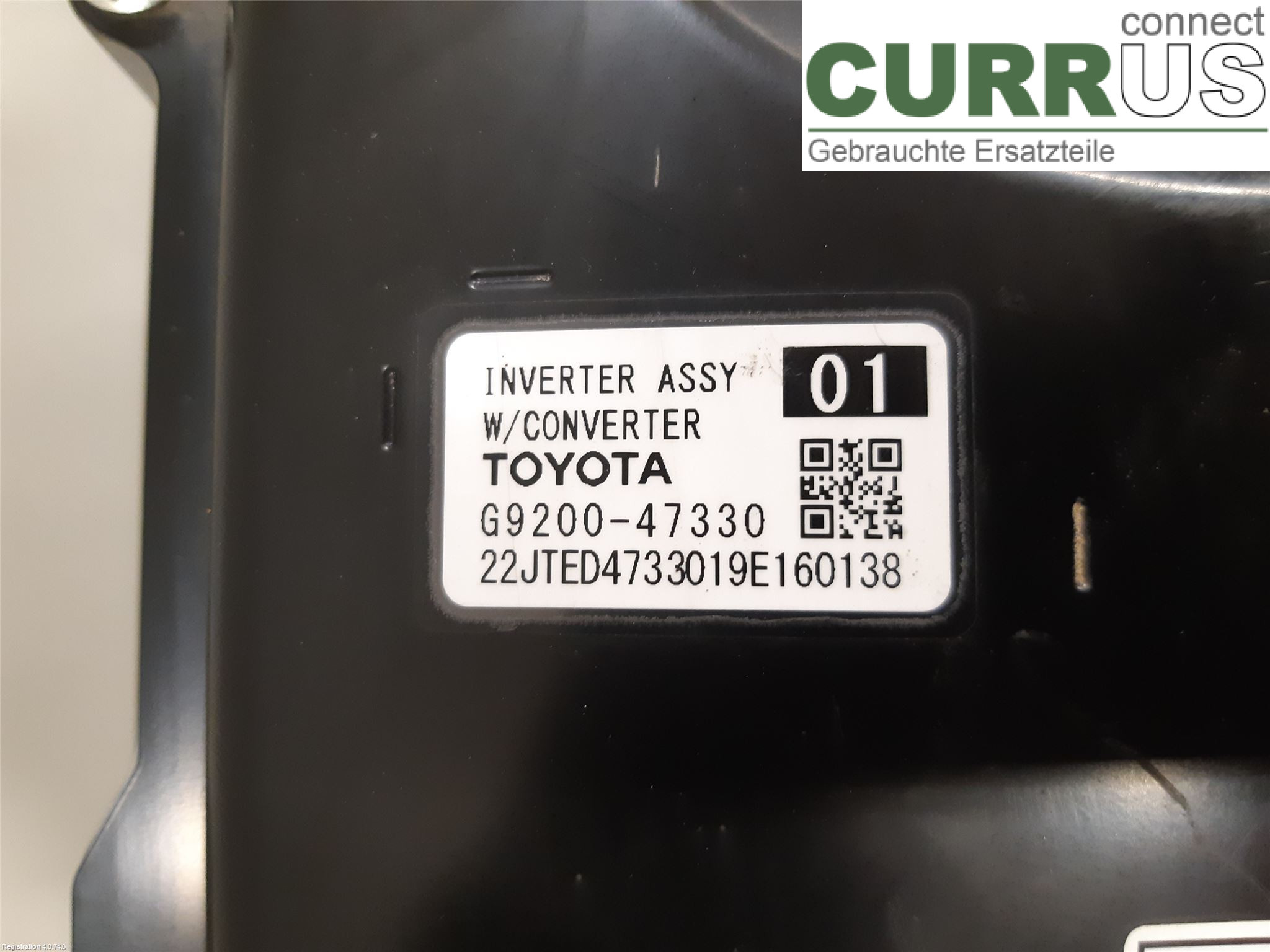 TOYOTA COROLLA 19- Umrichter / Inverter - elektrisch G9200-49135 2ZR-FXE