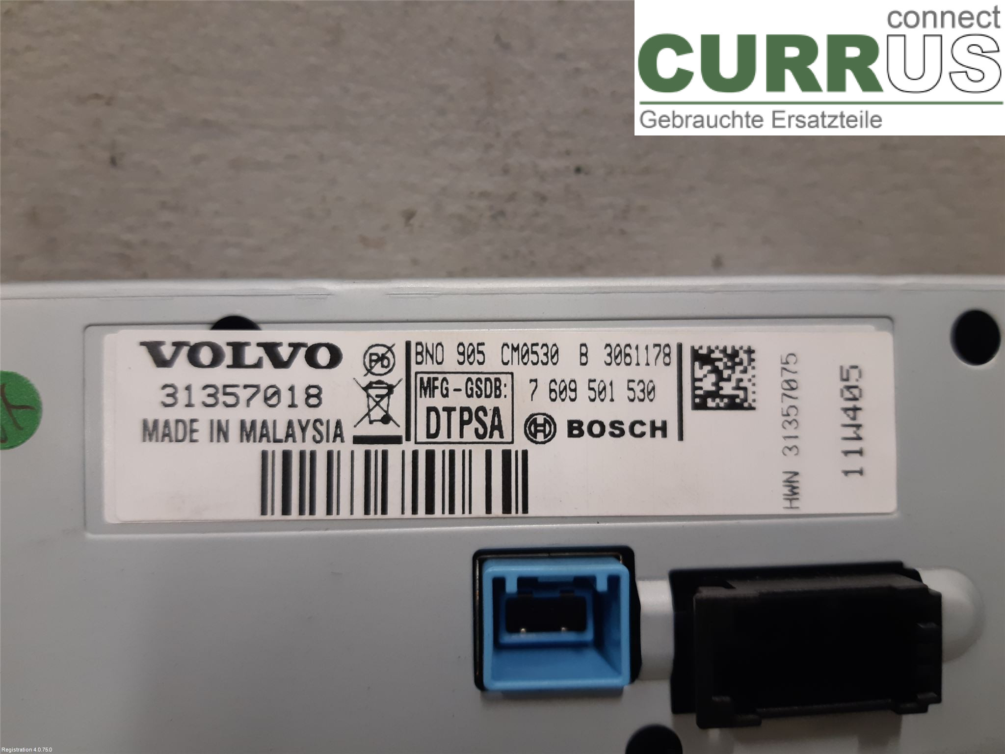 VOLVO V60  11-13 car-part-types.display 36050609 D5204T3