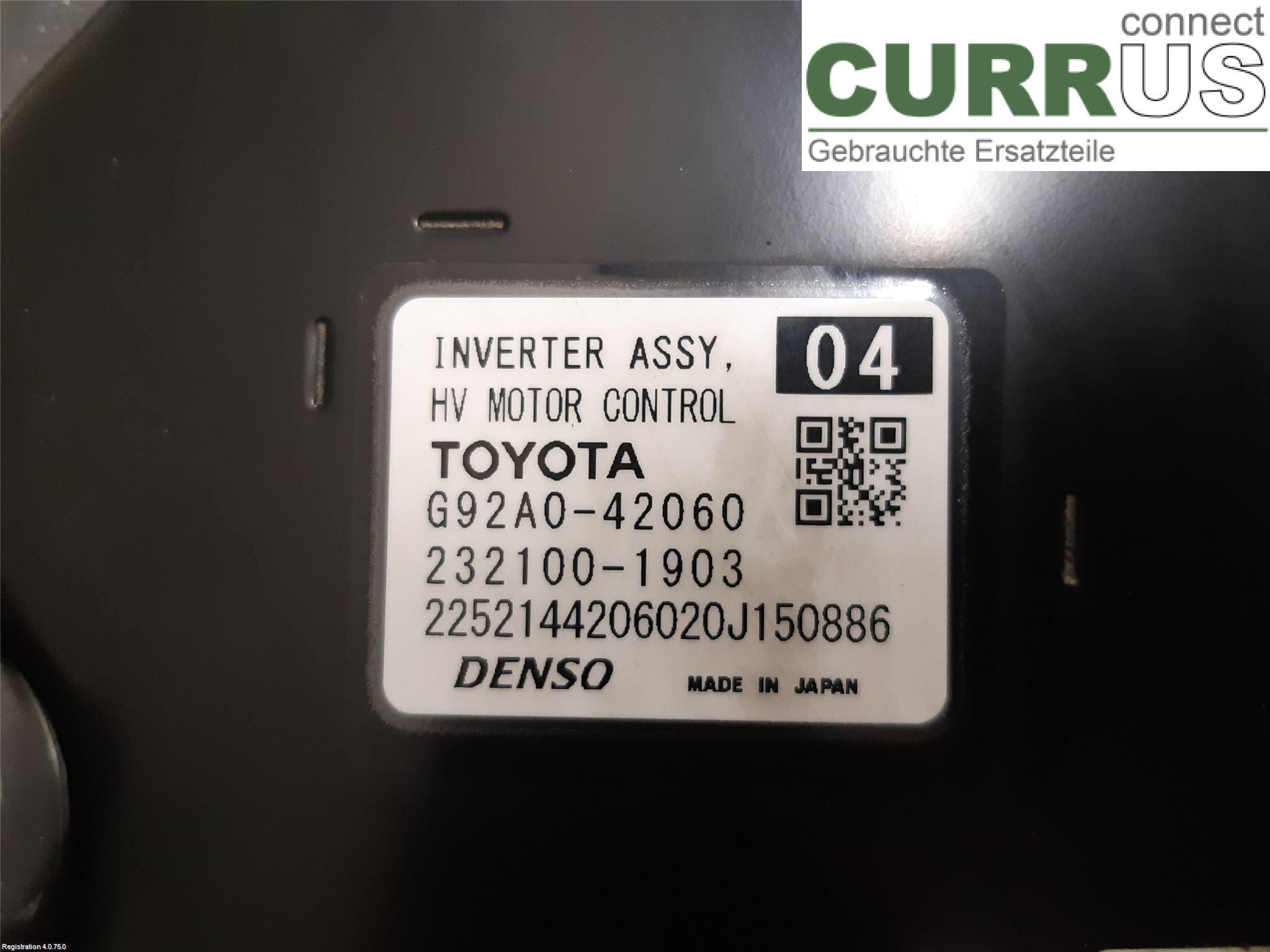 TOYOTA RAV4  19- Converter / inverter - electric G92A0-42070 A25A-FXS