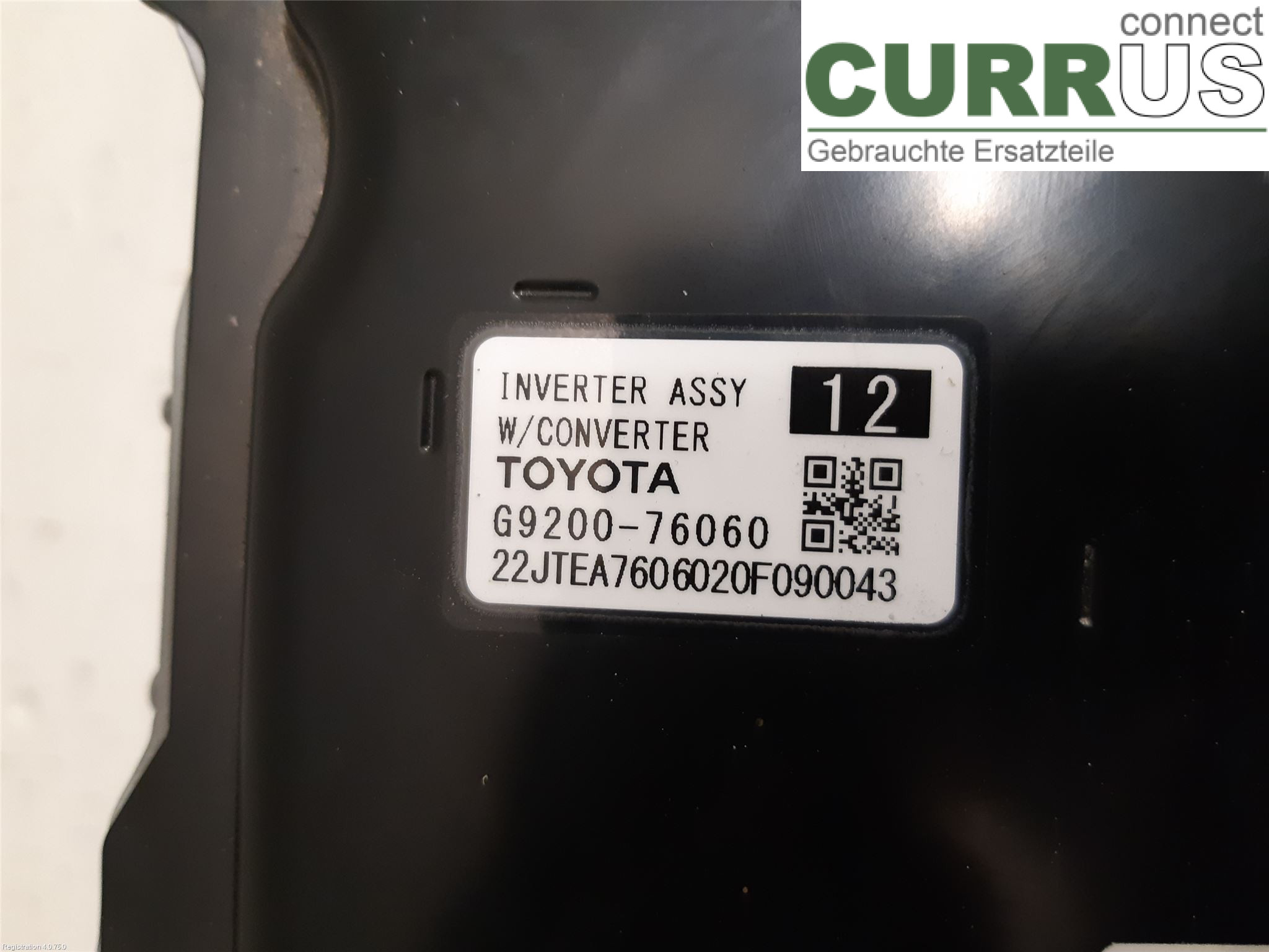 TOYOTA COROLLA 19- Converter / inverter - electric G9200-79045 M20A-FXS