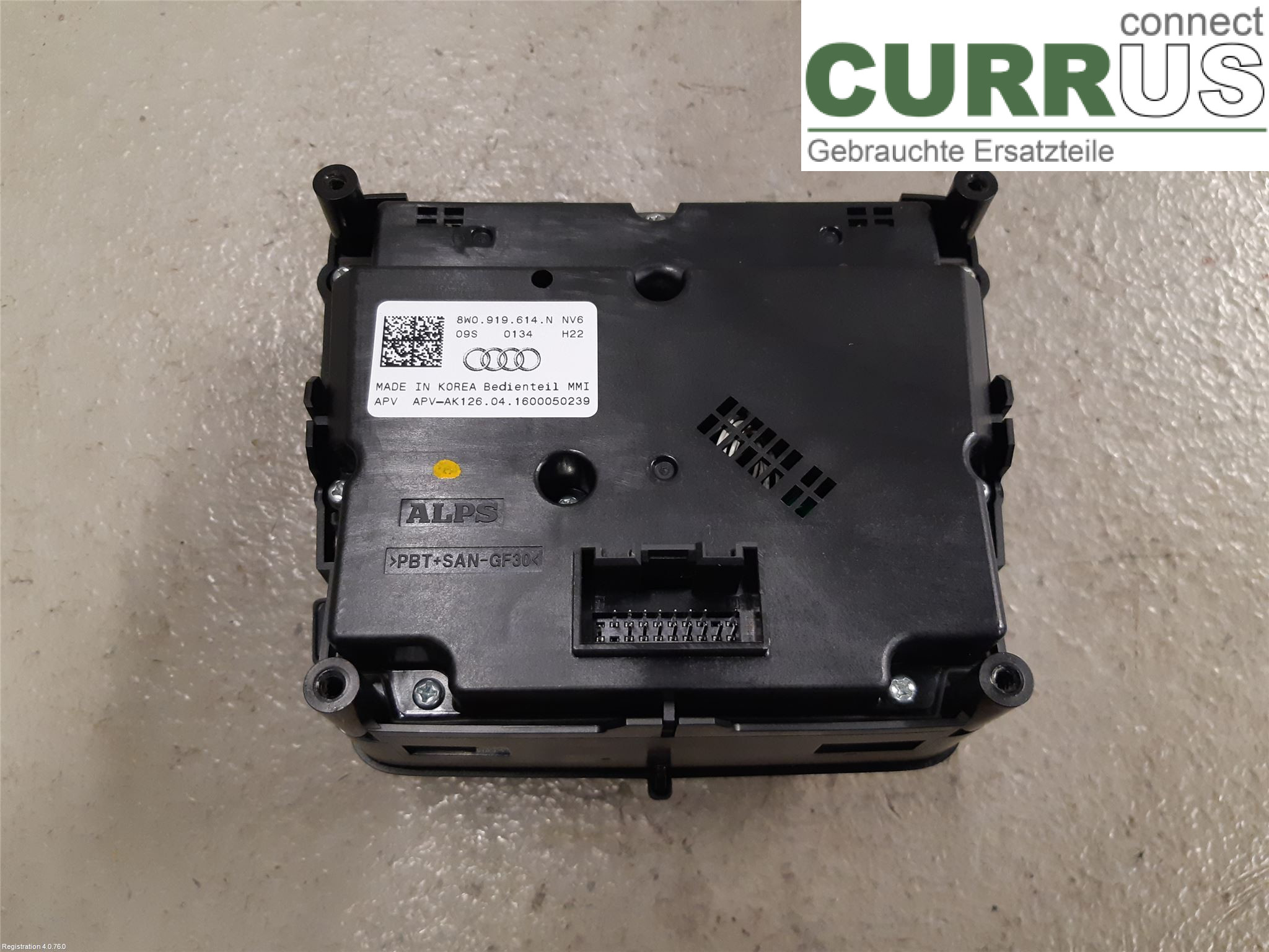 AUDI A4/S4  B9 16-19 Radio CD / Multimedia panel 8W0919614N CSWB