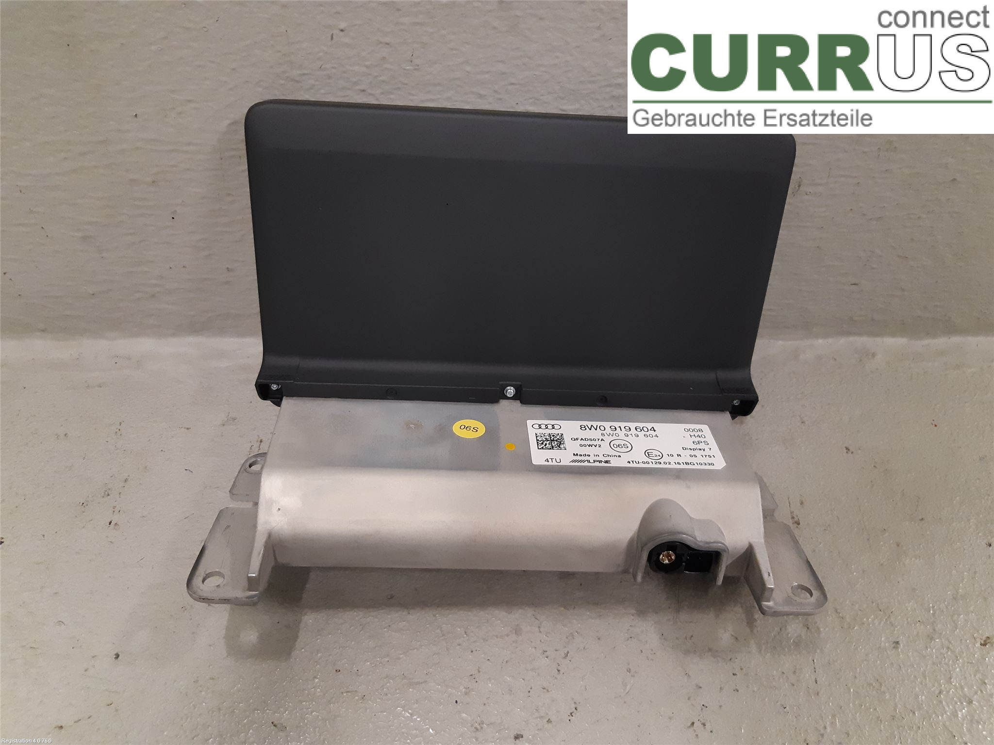 AUDI A4/S4  B9 16-19 car-part-types.display   8W0 919 604 A  CSWB