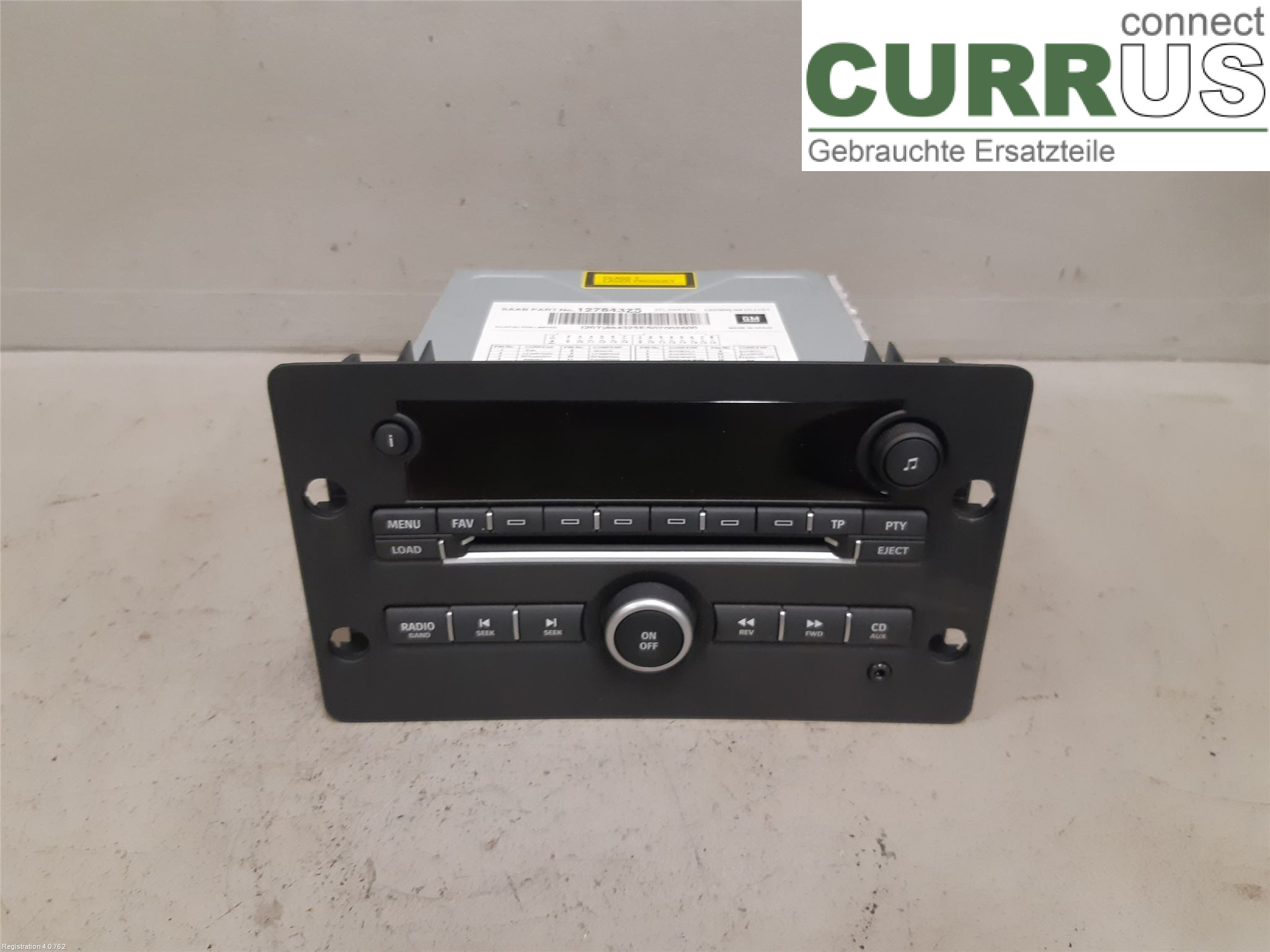 SAAB 9-5     06-10 Radio CD / Multimedia panel 12784325 B235E/B