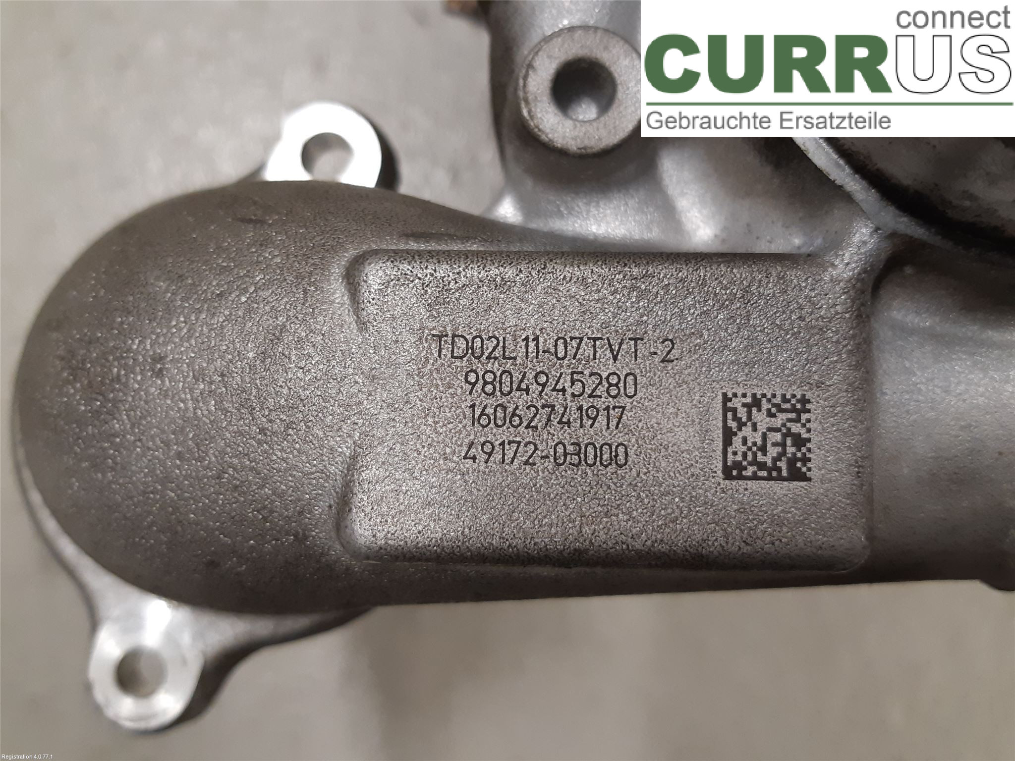 CITROEN BERLINGO  08-18 Turbo charger 9804945280 BHY