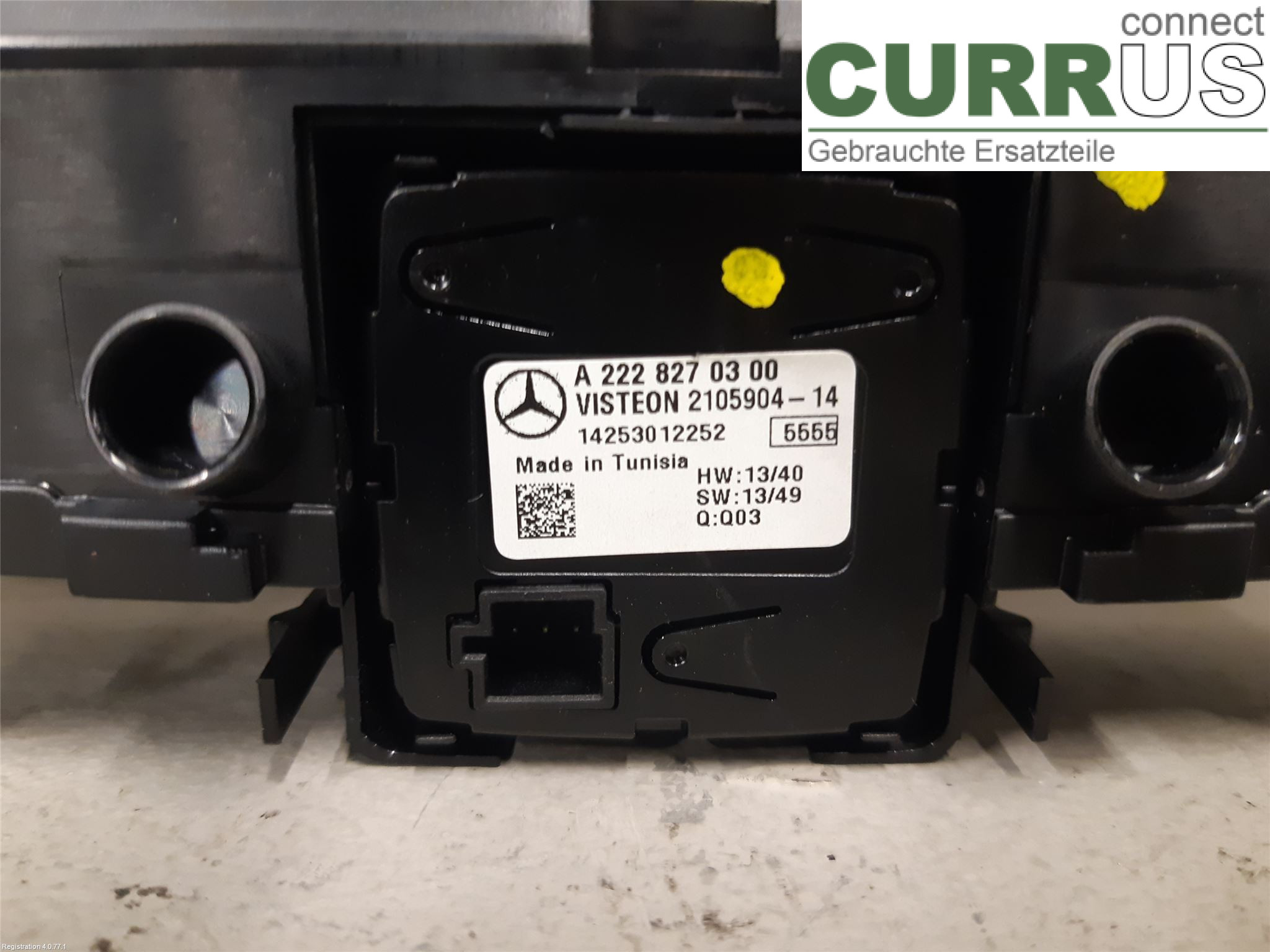 MB C-KLASS (W205)  14- Radio CD /Multimediapanel A2059052701 OM651.921