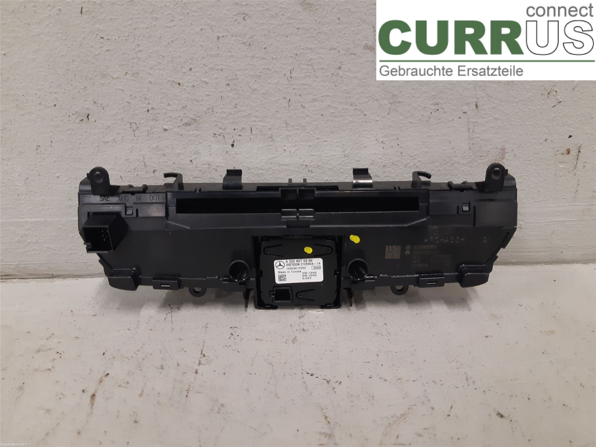 MB C-KLASS (W205)  14- Radio CD /Multimediapanel A2059052701 OM651.921