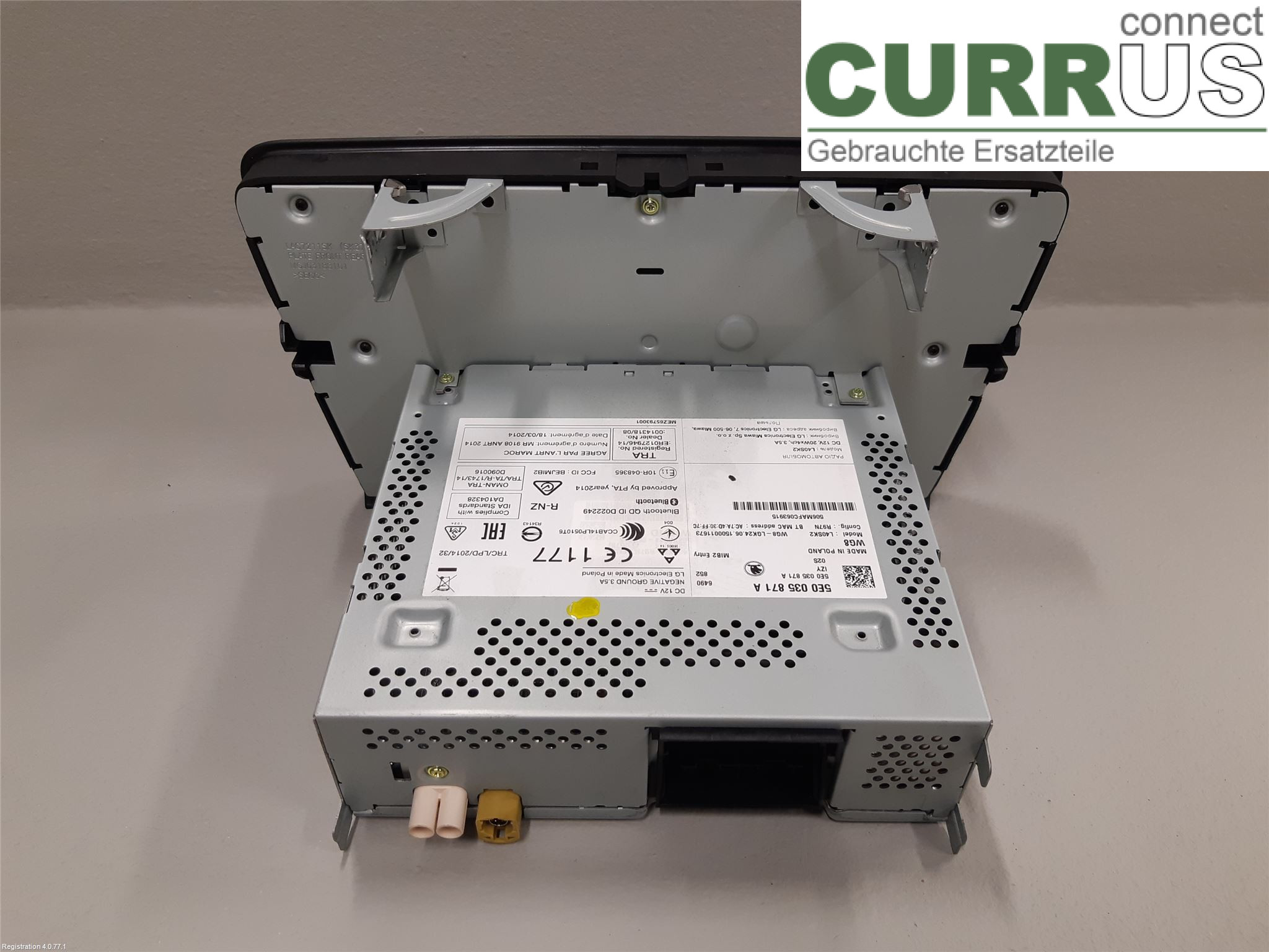 SKODA OCTAVIA  13-20 Radio CD / Multimedia panel 5E0 035 871 A  IZY CXXB