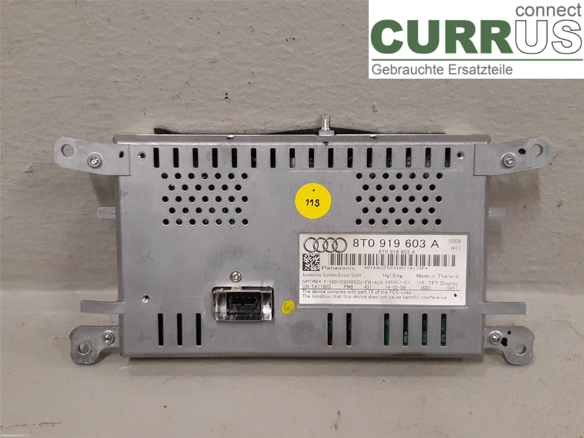 AUDI A4/S4 08-11 car-part-types.display 8T0919603A CDHB