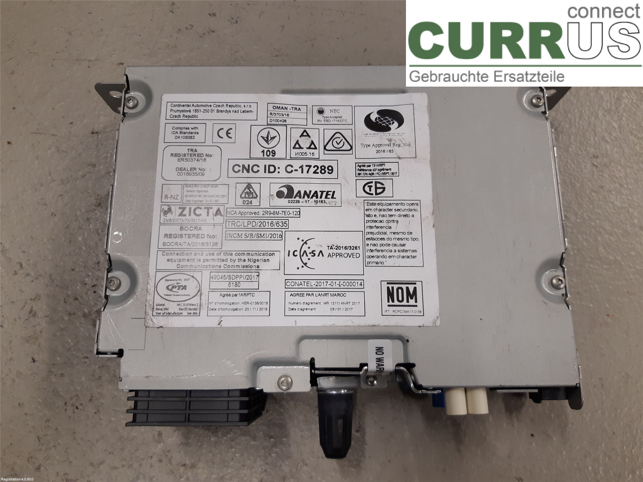 TOYOTA PROACE II 16- Radio CD / panel multimedialny SU001-A7187 4WZ-FHV