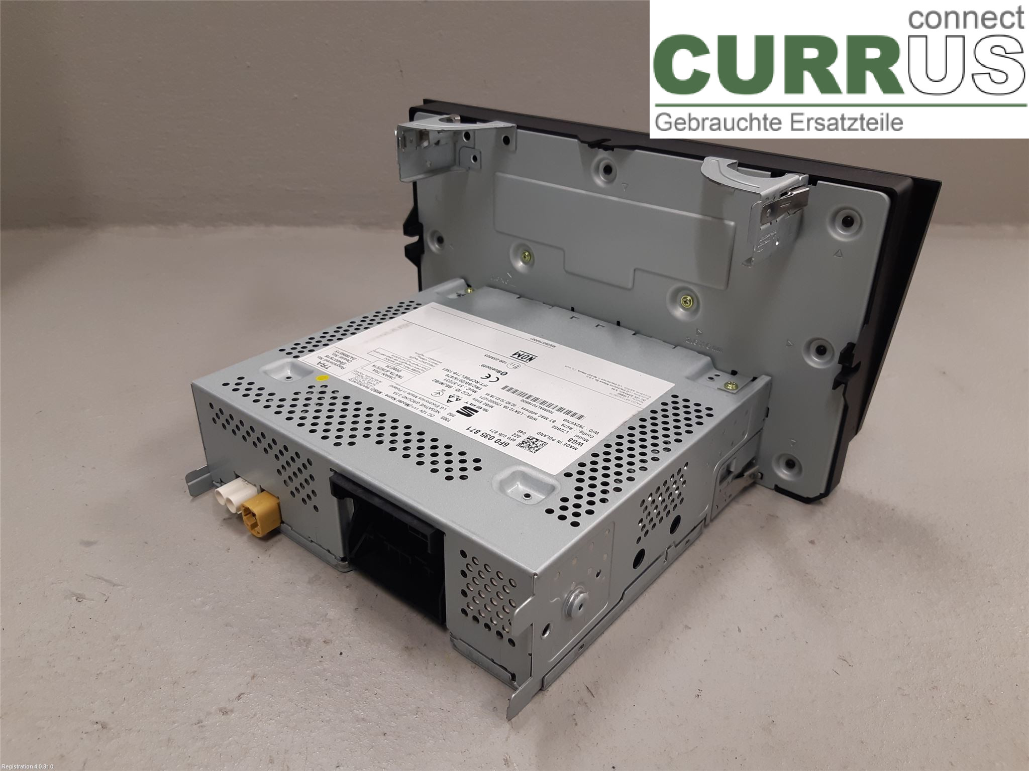 SEAT IBIZA V  17-20 Radio-CD-/Multimedia-Panel 6F0 035 871    2ZZ CHZL