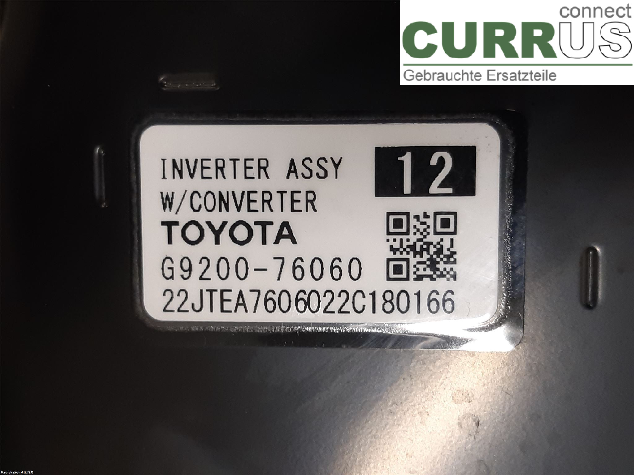 TOYOTA C-HR 16-23 Converter / inverter - electric G9200-79045 M20A-FXS