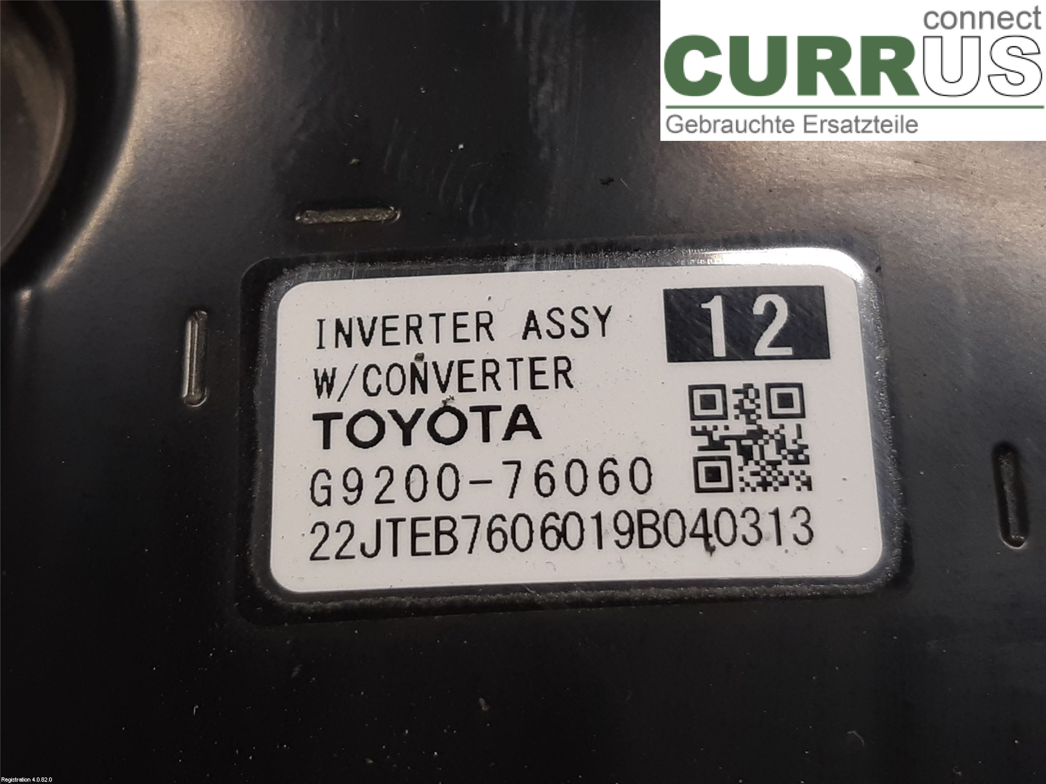 TOYOTA COROLLA 19- Converter / inverter - electric G9200-79045 M20A-FXS