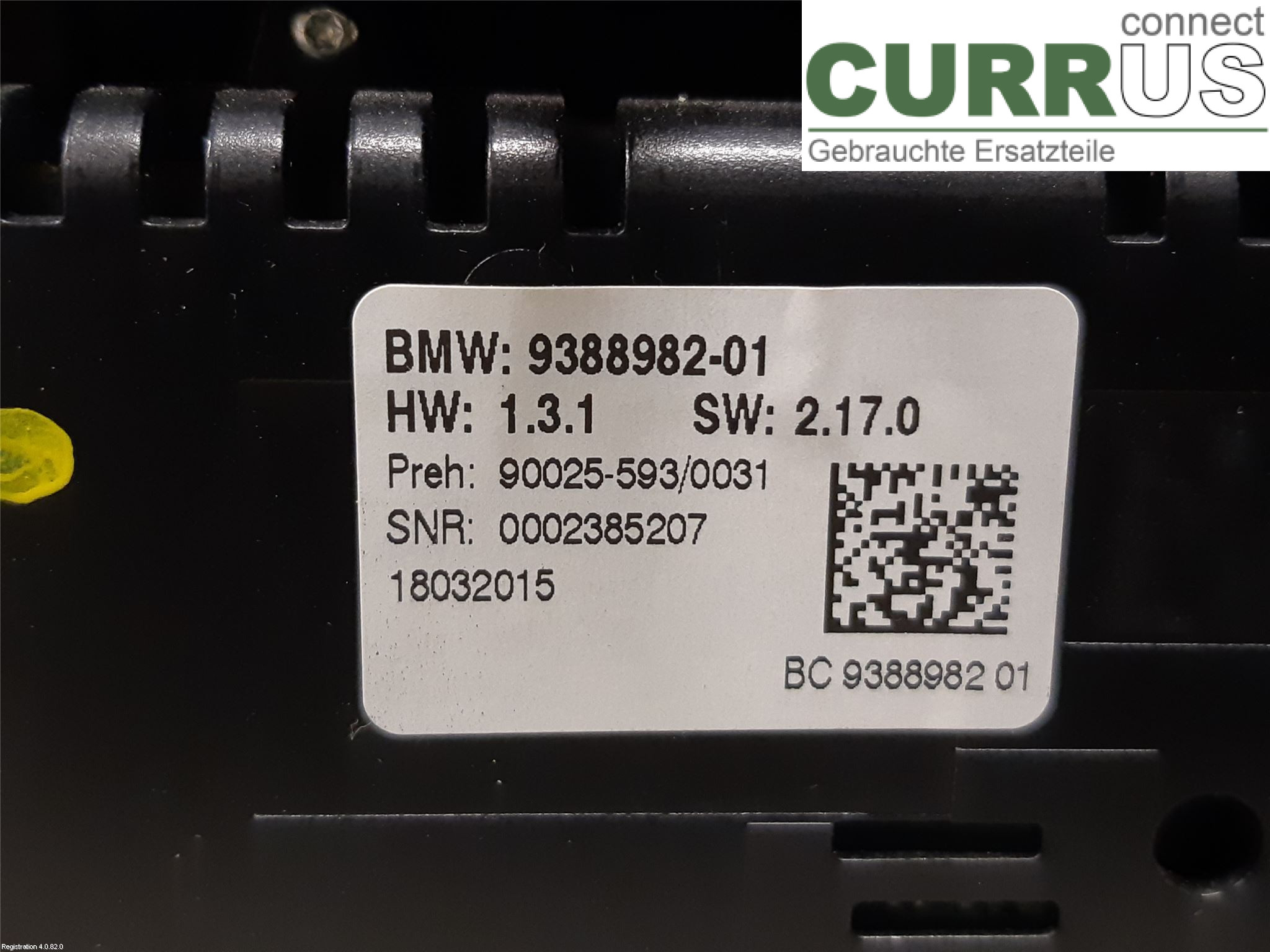 BMW 7 F01/02/03/04 09-15 Radio CD / panneau multimédia 61 31 9 328 417 N57-D30C
