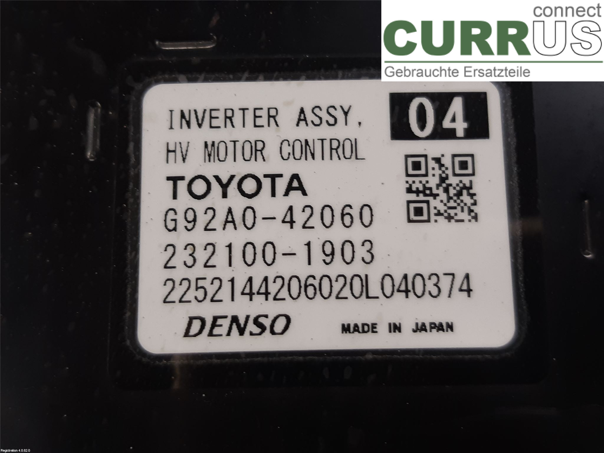 TOYOTA RAV4  19- Converter / inverter - electric G92A0-42070 A25A-FXS