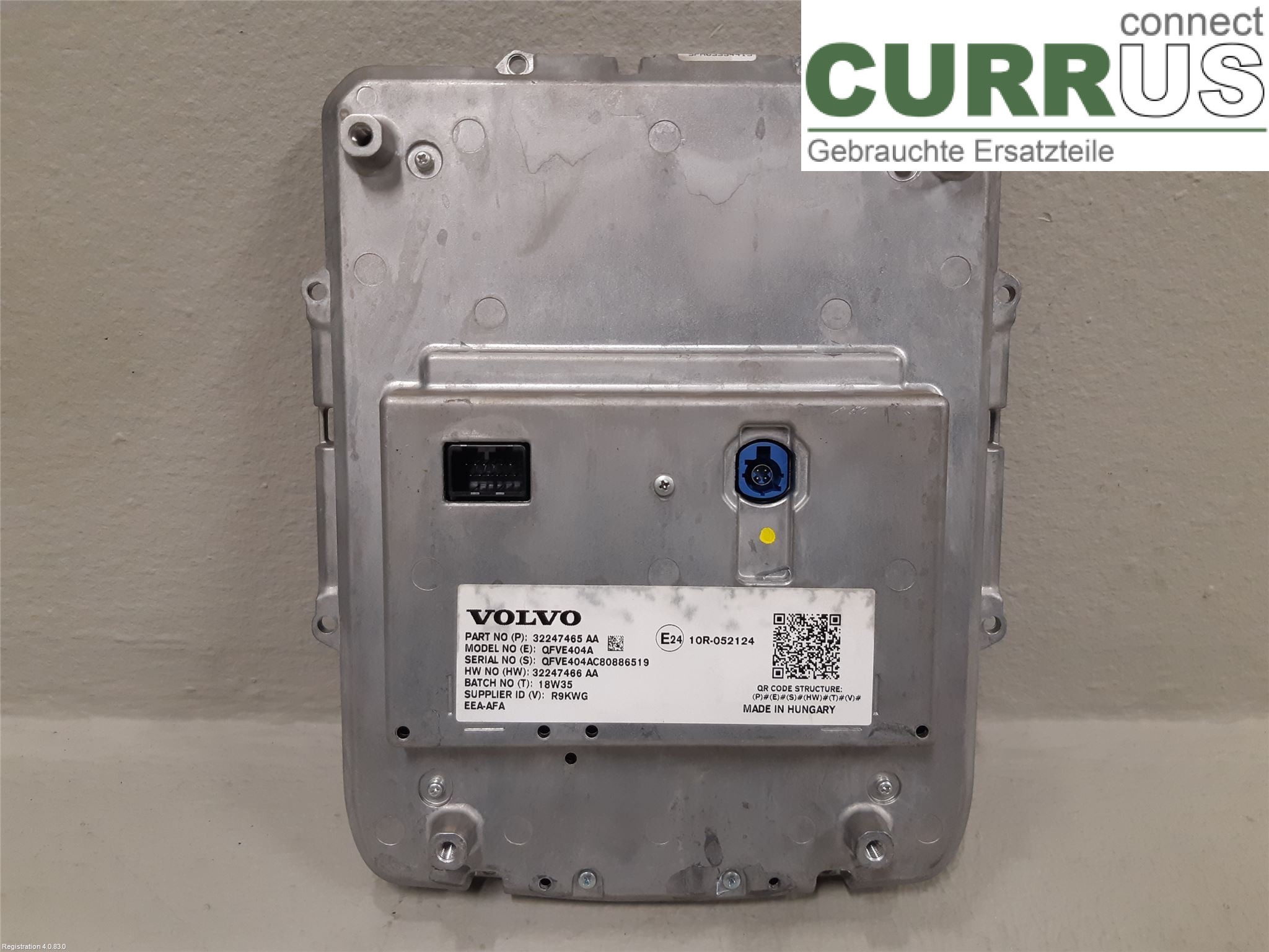 VOLVO V90  17- Radio CD / Multimedia panel 36012820 D4204T14