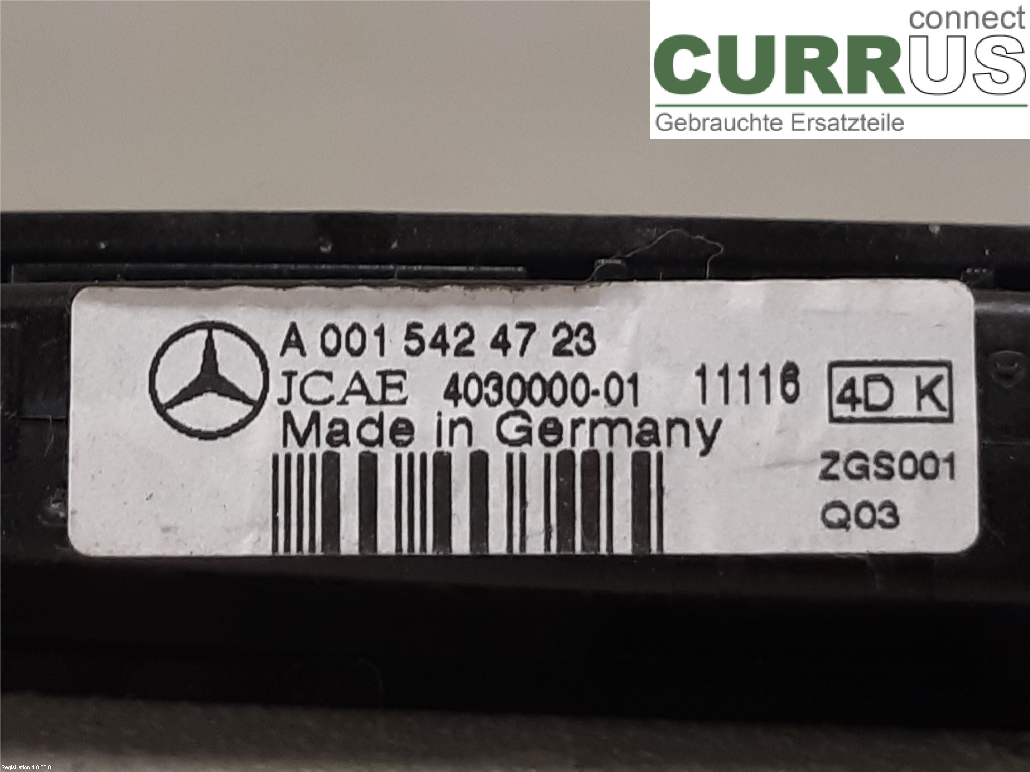 MB CLS-KLASS (C218/X218)   11-17 Control display A0015424723 M276.952
