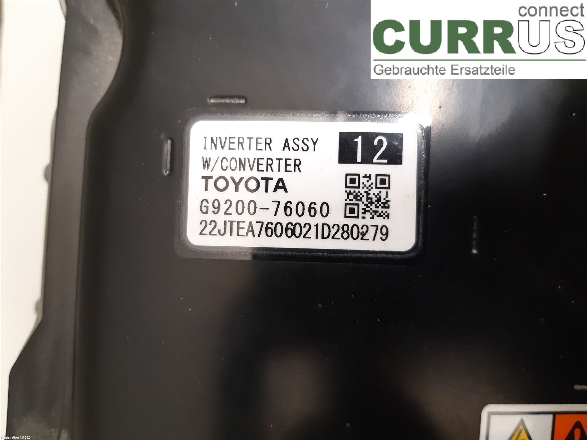 TOYOTA COROLLA 19- Converter / inverter - electric G9200-79045 M20A-FXS