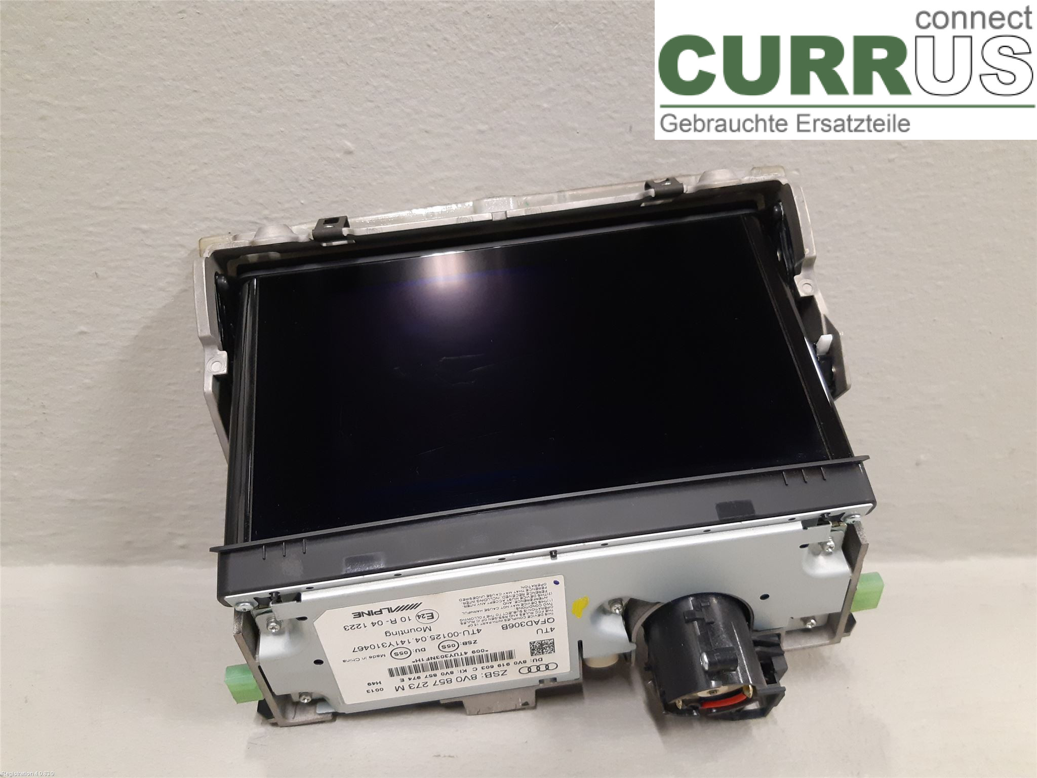 AUDI A3/S3 8V  13-20 Radio-CD-/Multimedia-Panel 8V0 857 273 M  6PS CRKB