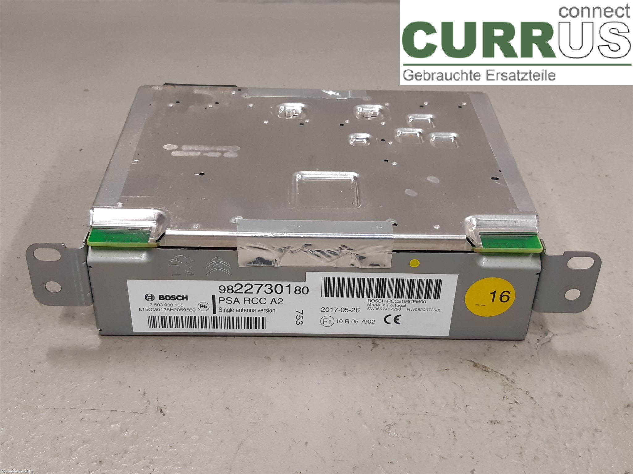 PEUGEOT EXPERT  17- Radio CD / Multimedia panel 16 238 055 80 AHK