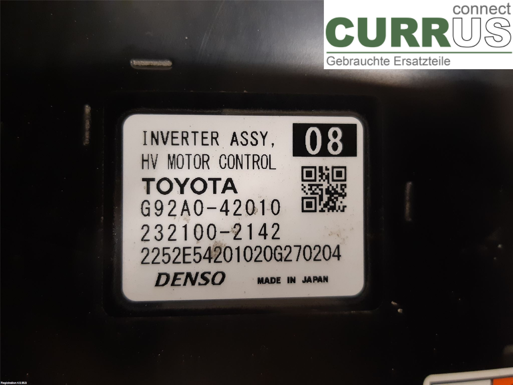 TOYOTA RAV4  19- Converter / inverter - electric G92A0-42110 A25A-FXS