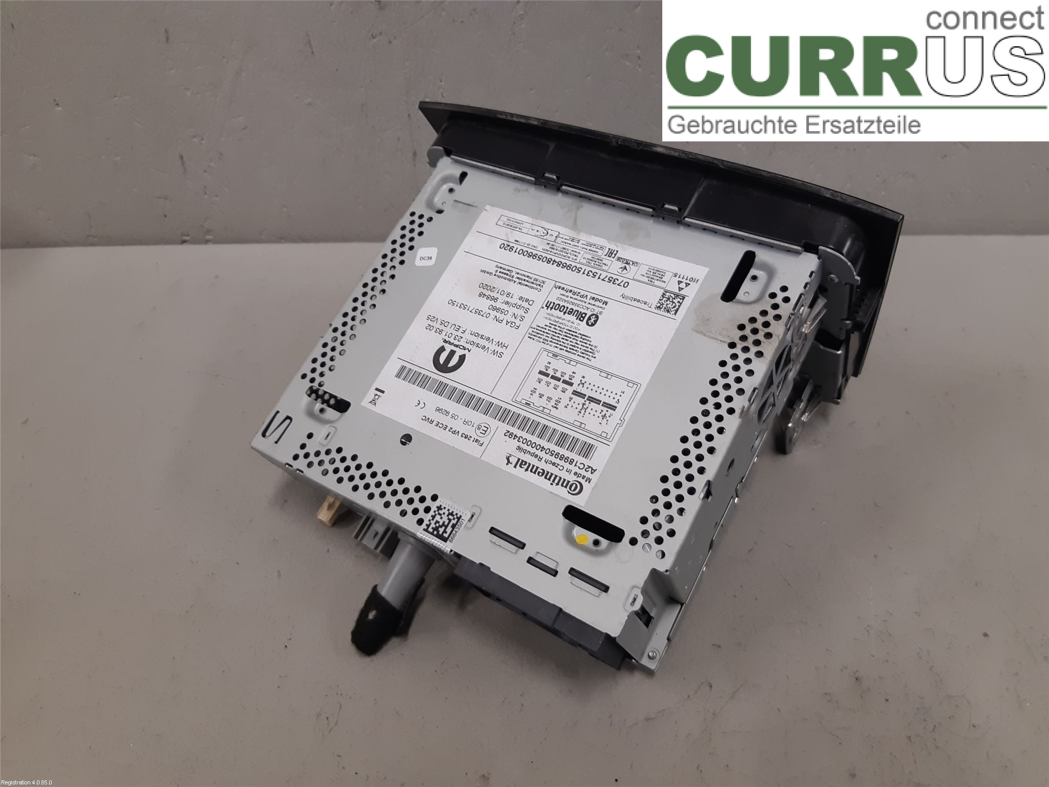 FIAT DOBLO CARGO Radio CD / panel multimedialny 735735135 263.A8.000