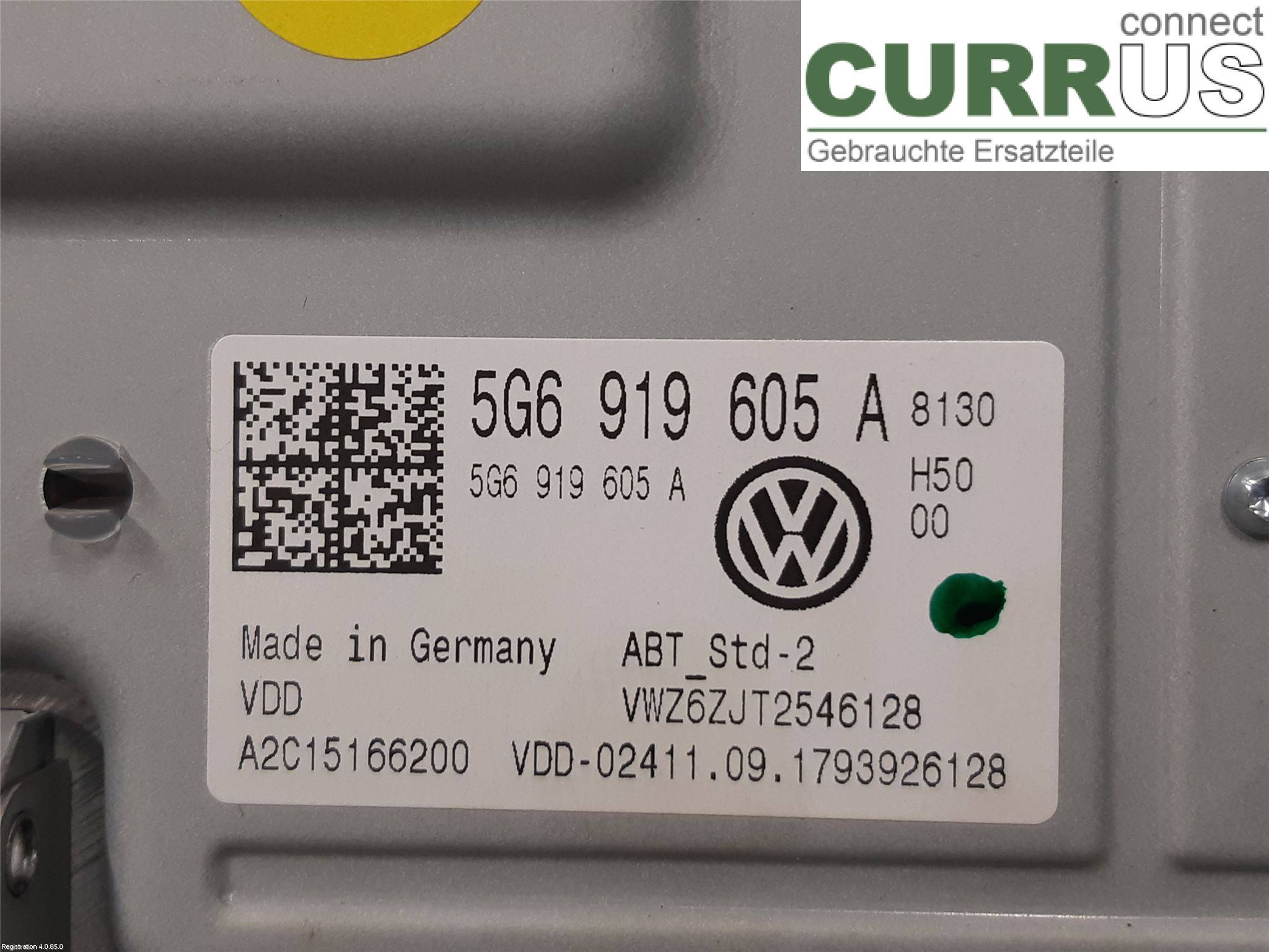 VW PASSAT  15-19 Radio CD / Multimedia panel 5NN 919 605 A DFCA