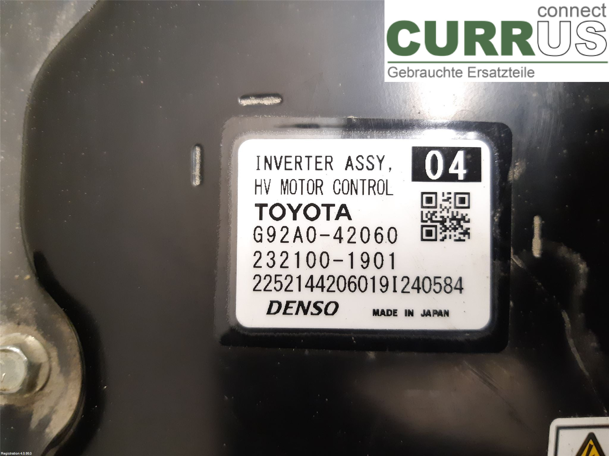 TOYOTA RAV4  19- Converter / inverter - electric G92A0-42070 A25A-FXS