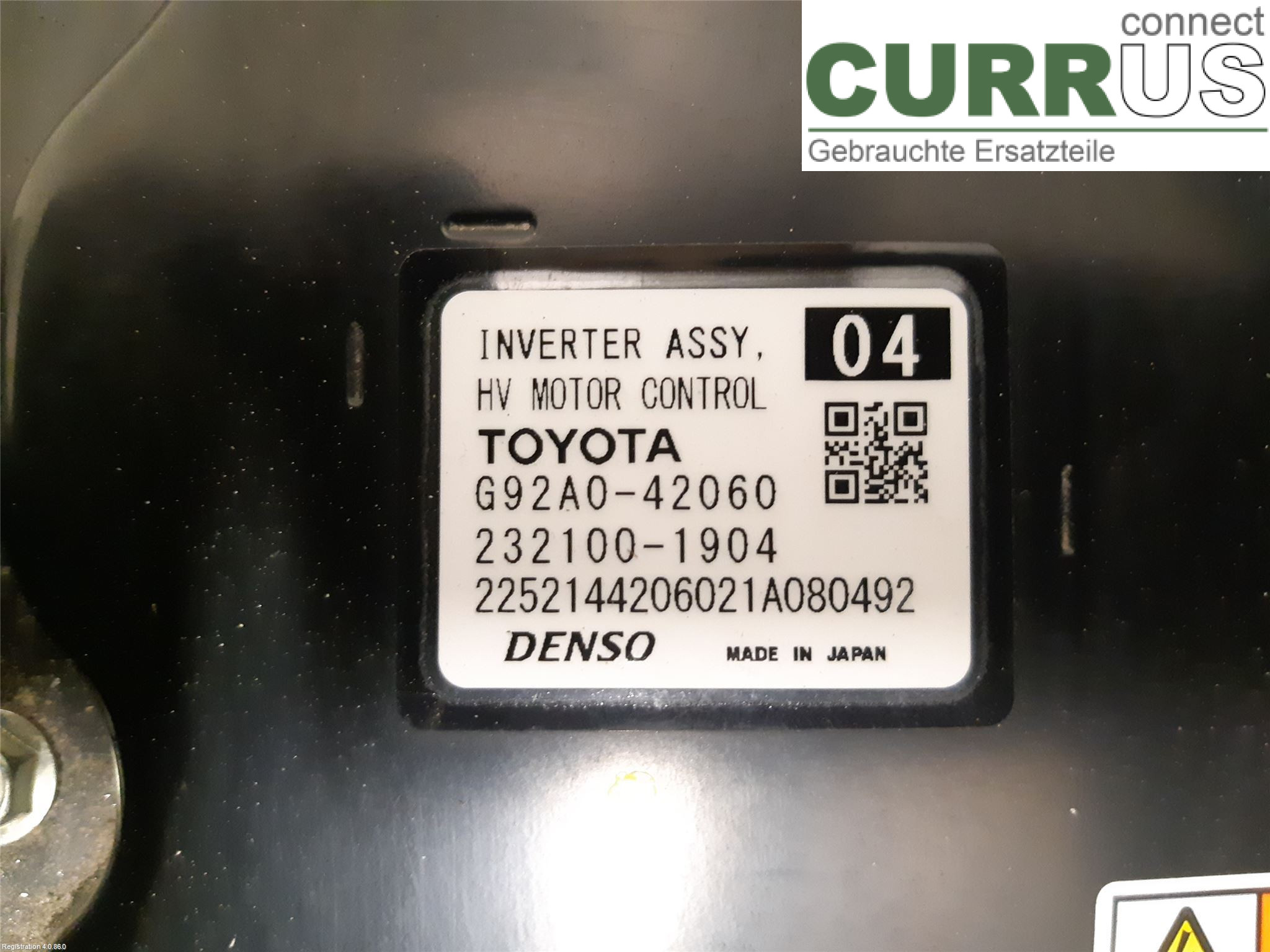 TOYOTA RAV4  19- Converter / inverter - electric G92A0-42070 A25A-FXS