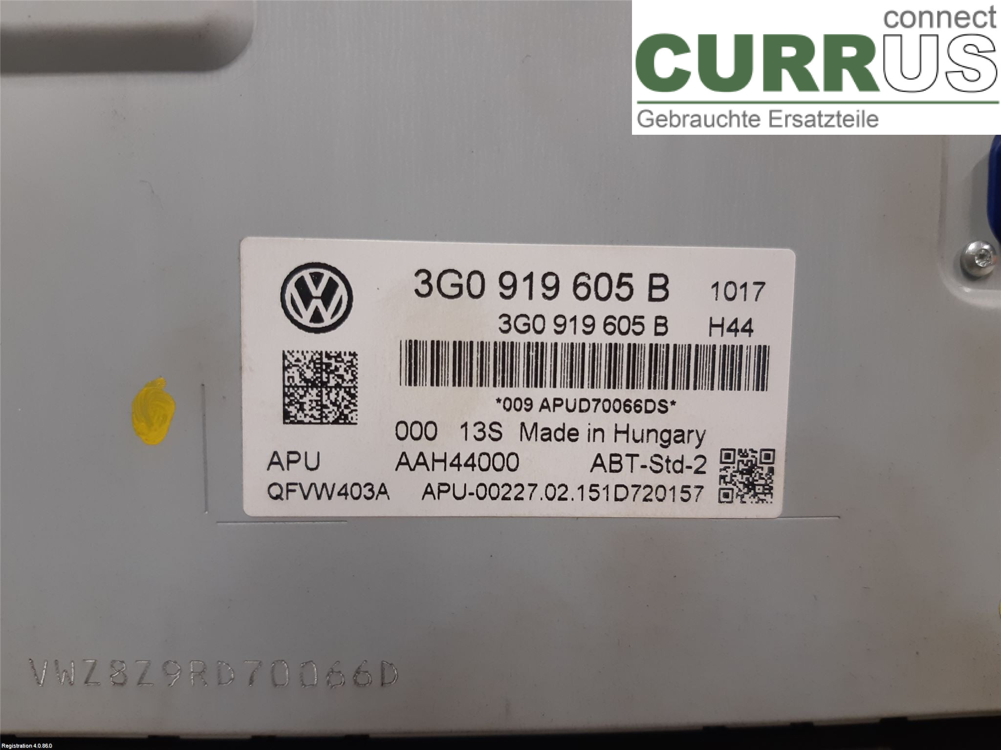 VW PASSAT  15-19 car-part-types.display 3G0919605B DDAA