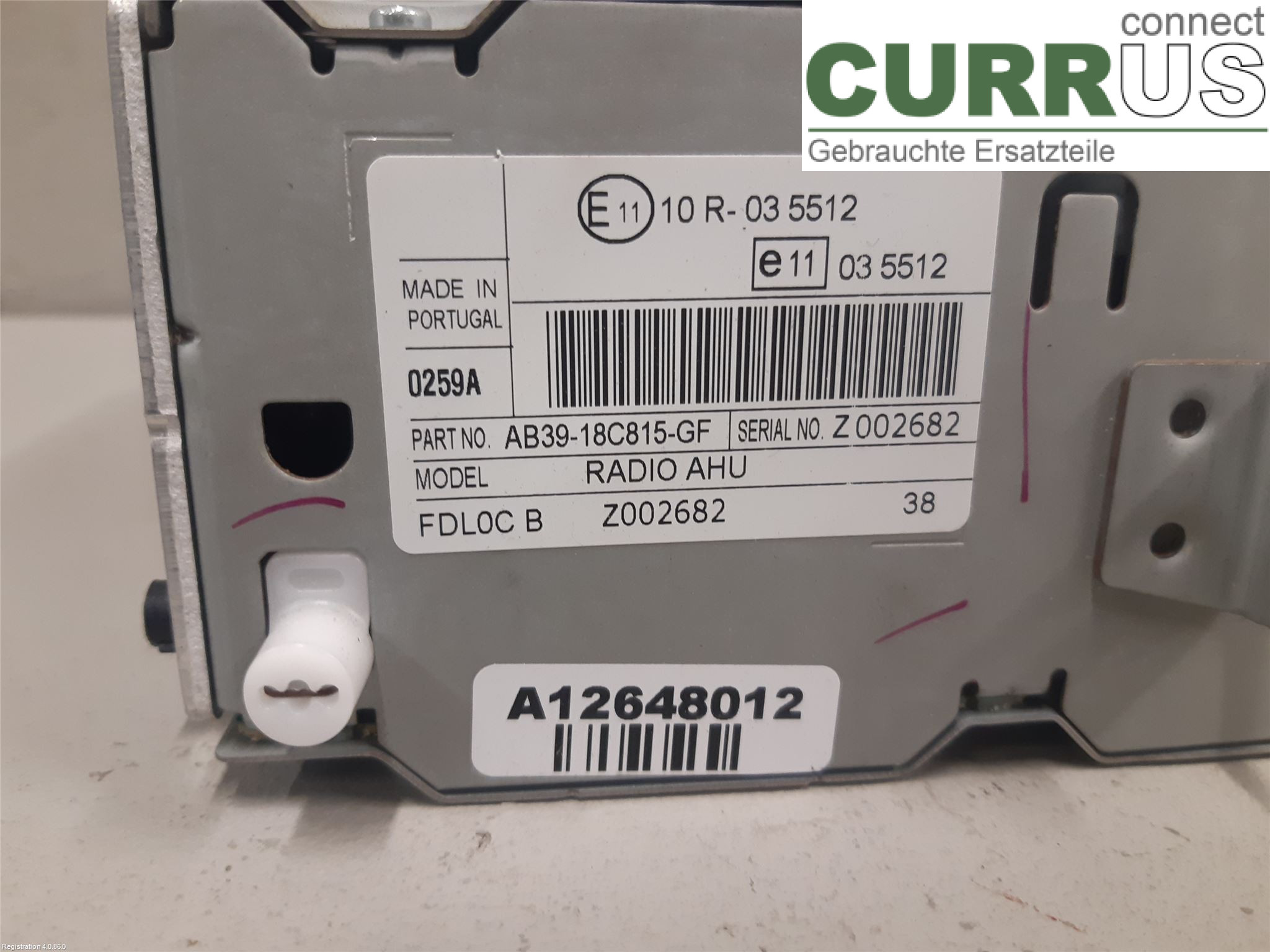 FORD RANGER EU 12-23 Radio CD / Multimedia panel 1945577 SA2R