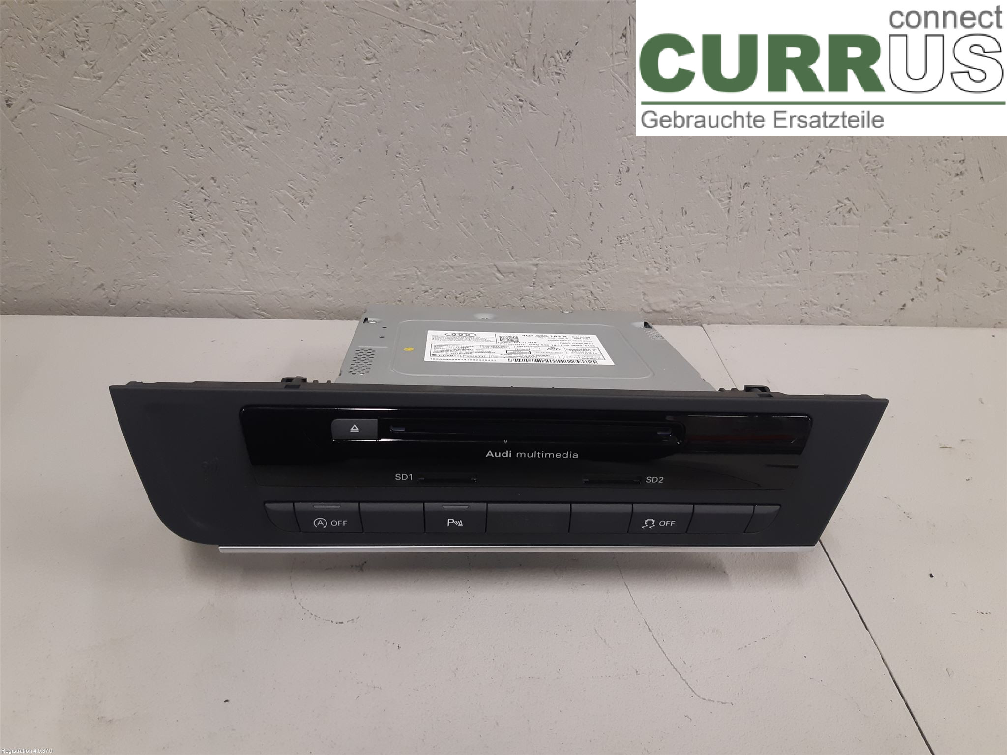 AUDI A6/S6 4G   11-18 Radio CD / Multimedia panel 4G1035182A CNHA