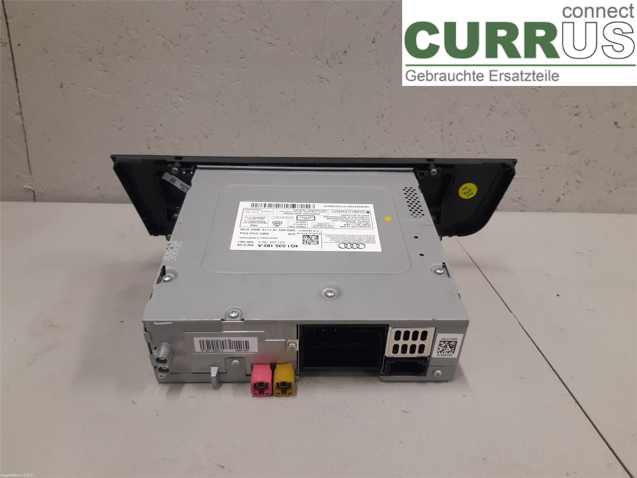 AUDI A6/S6 4G   11-18 Radio CD / Multimedia panel 4G1035182A CNHA