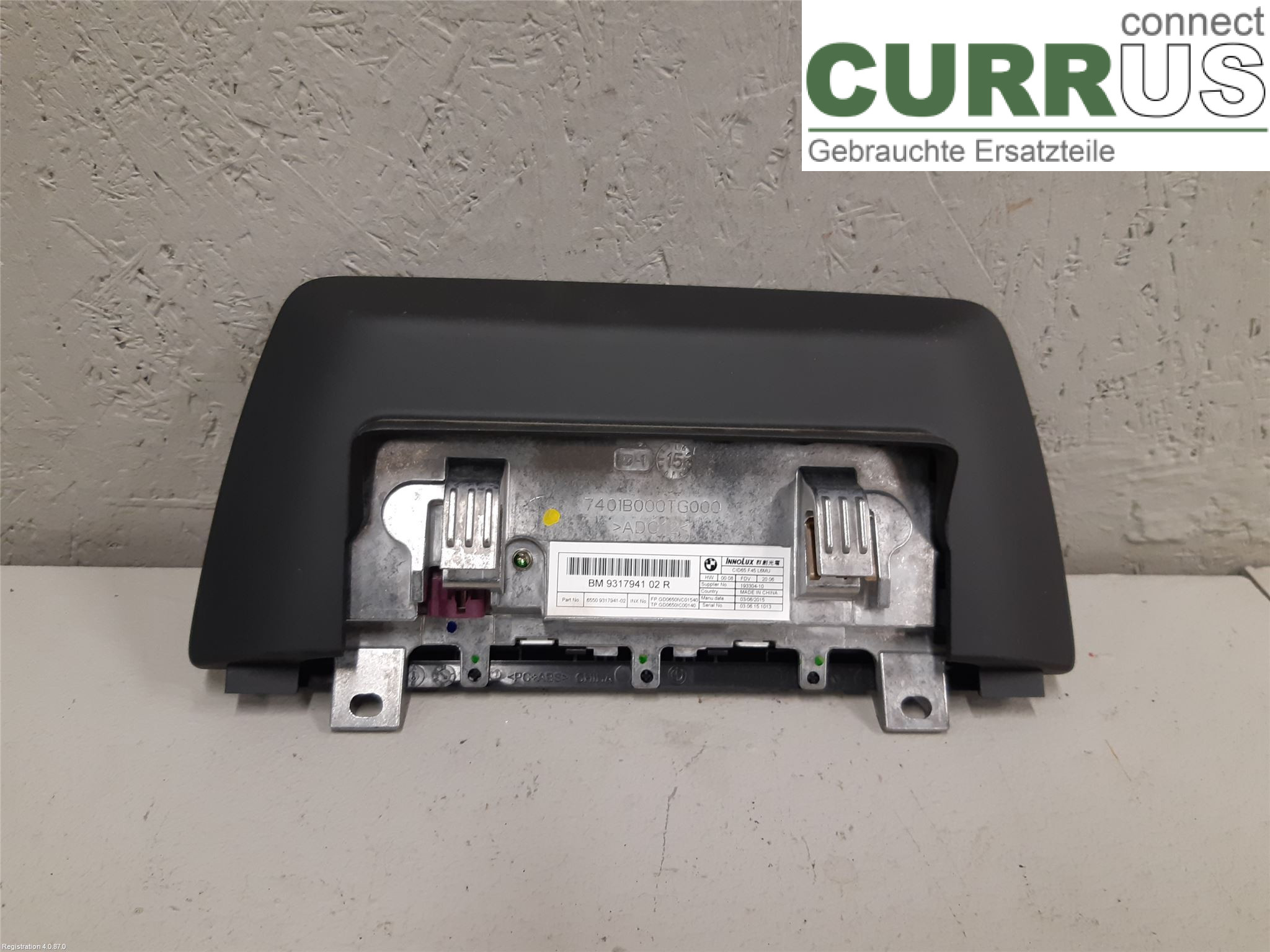 BMW 2 F45 Active Tourer 14-21 car-part-types.display 65509317941 B47-C20A